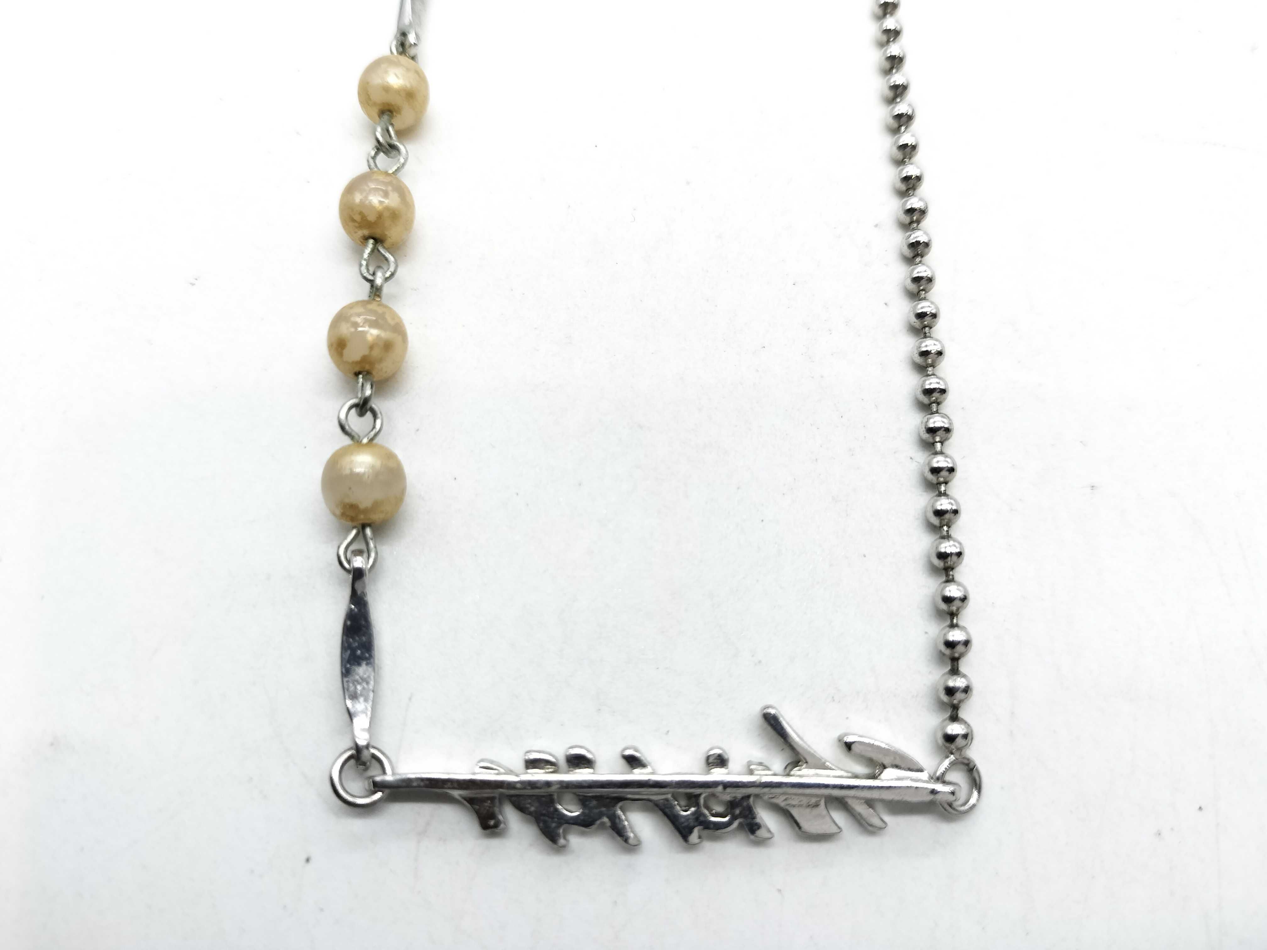 Logo F Pearl Necklace — view 3