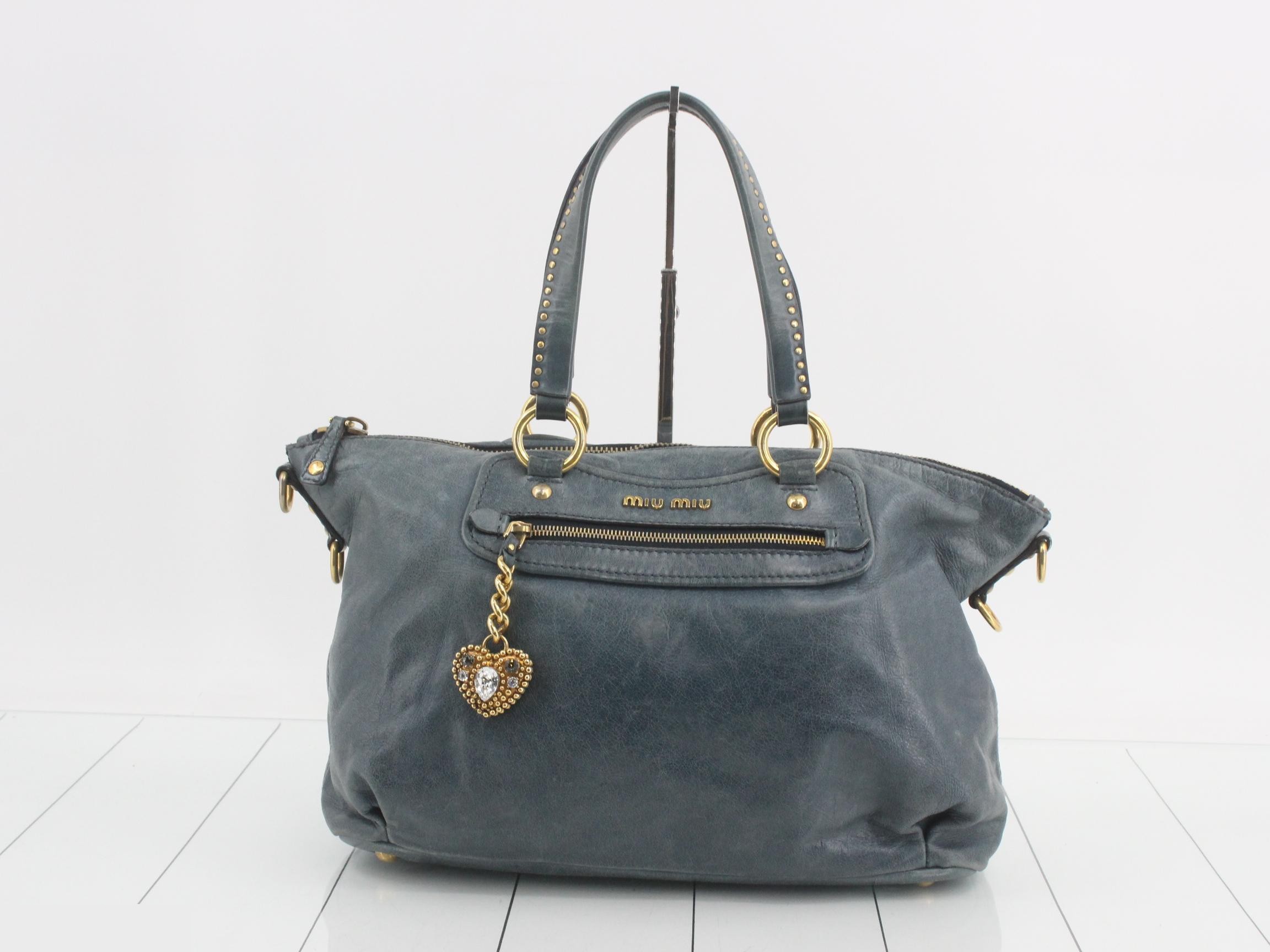 Studded handbag