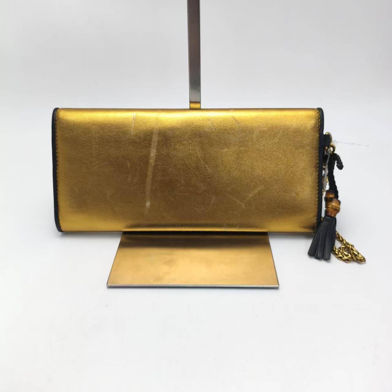 【*Shipped from: China*】GUCCI Bamboo Leather 269965 Clutch Bag Second Bag — view 2