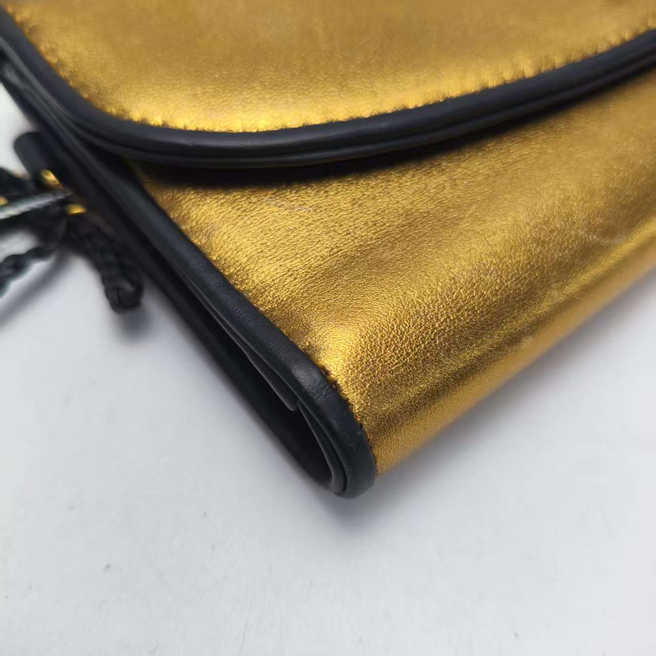 【*Shipped from: China*】GUCCI Bamboo Leather 269965 Clutch Bag Second Bag — view 3
