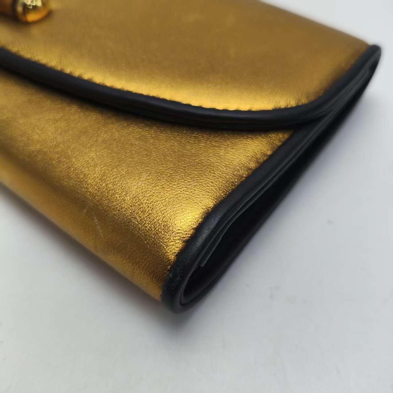 【*Shipped from: China*】GUCCI Bamboo Leather 269965 Clutch Bag Second Bag — view 4