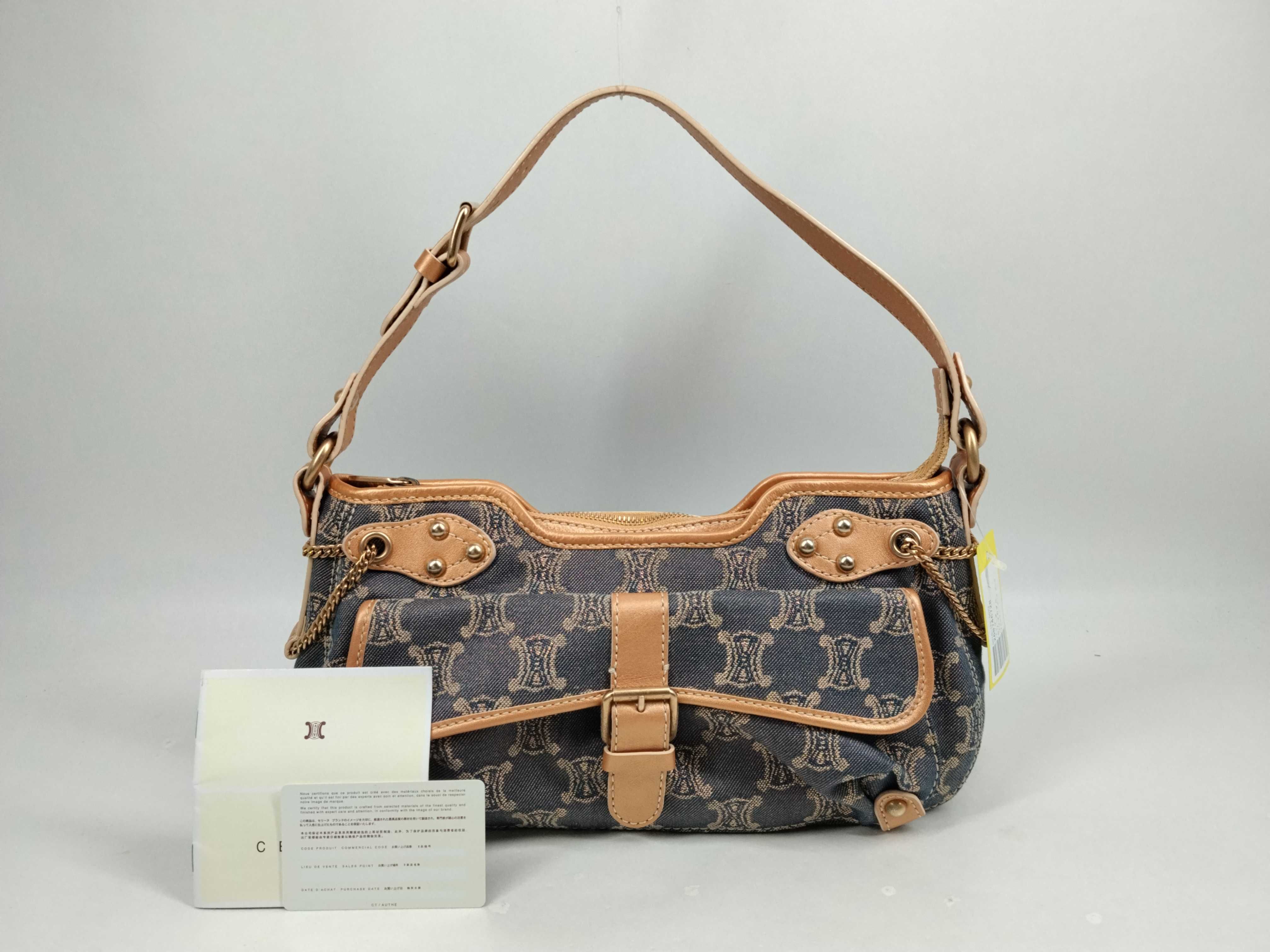 Accessory Pouch Denim Shoulder Bag