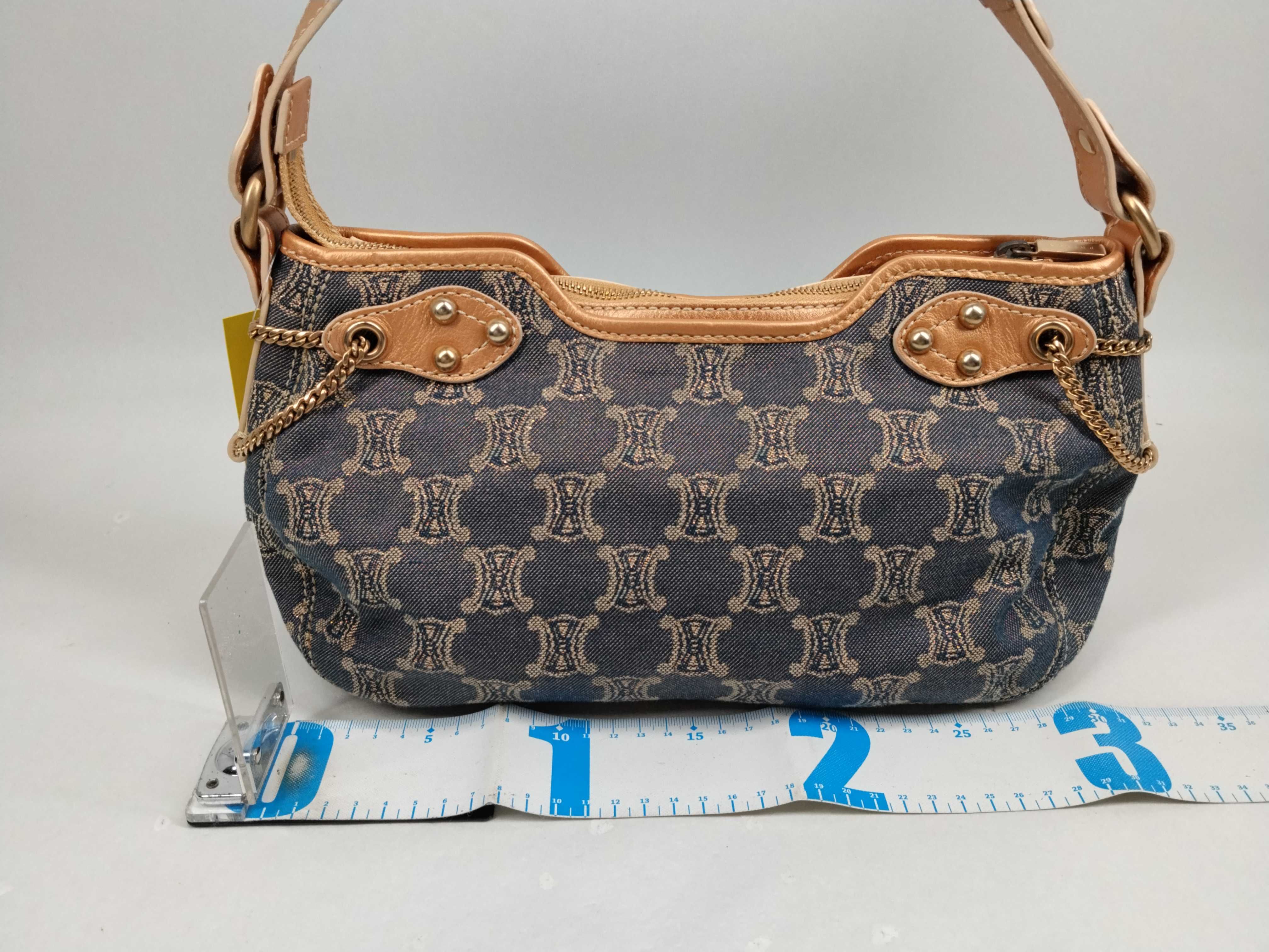 Accessory Pouch Denim Shoulder Bag — view 2
