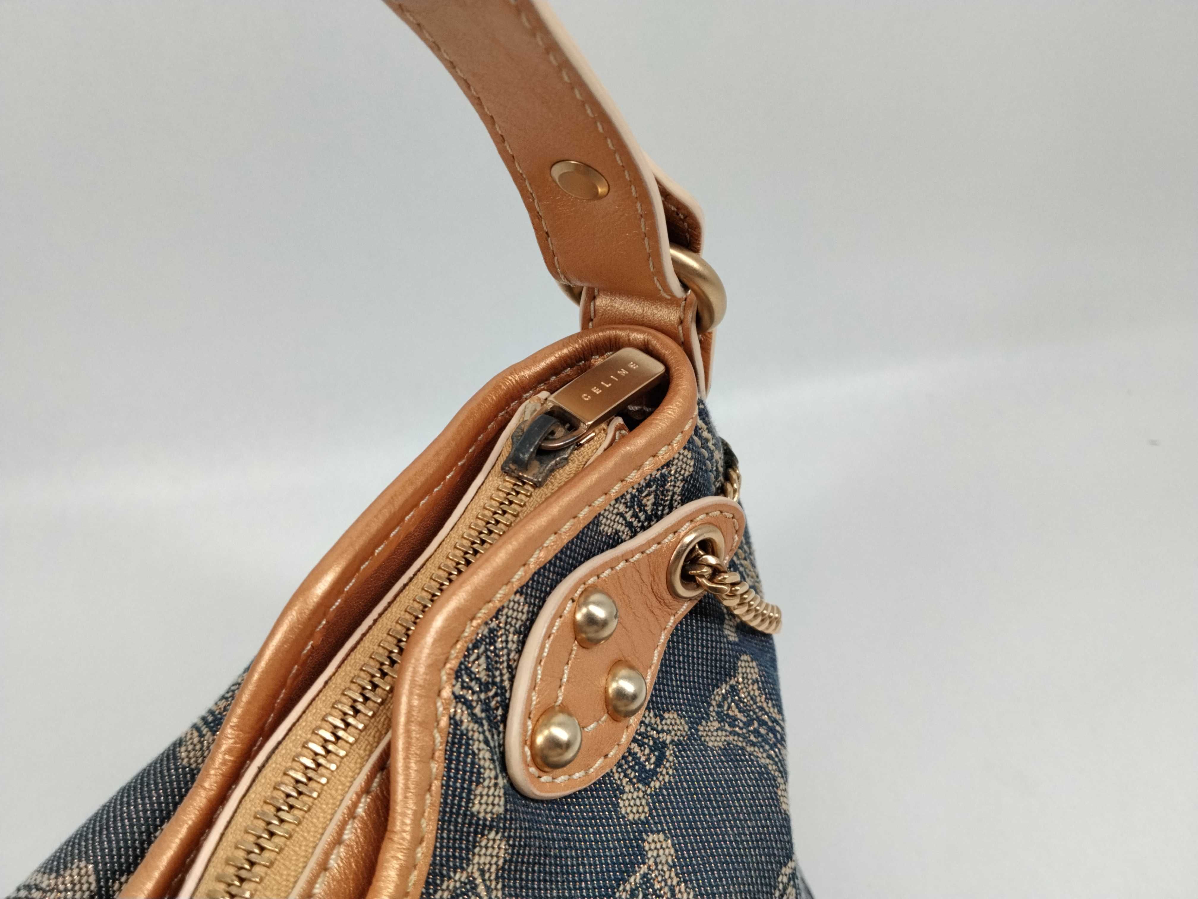 Accessory Pouch Denim Shoulder Bag — view 6
