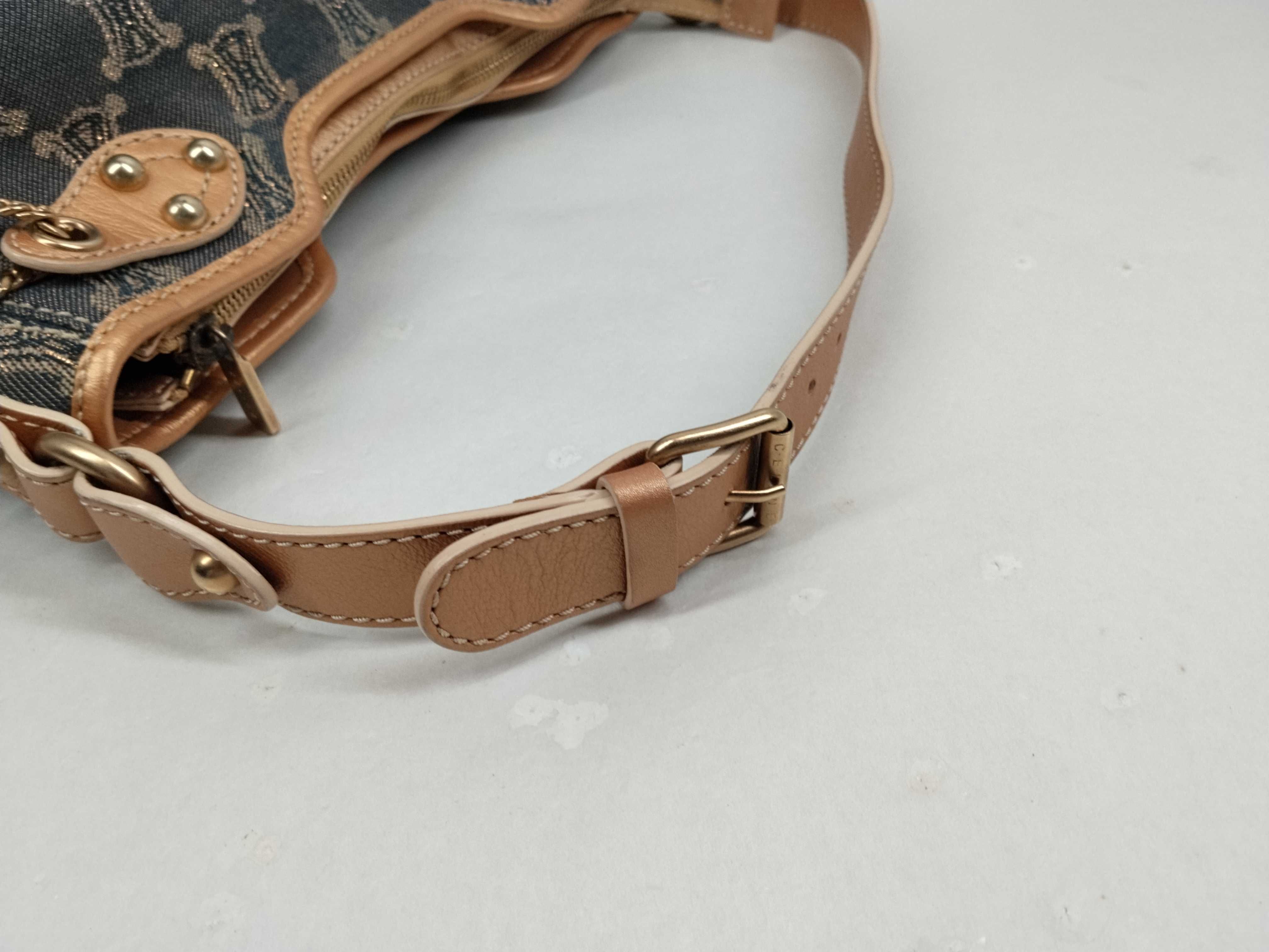 Accessory Pouch Denim Shoulder Bag — view 7