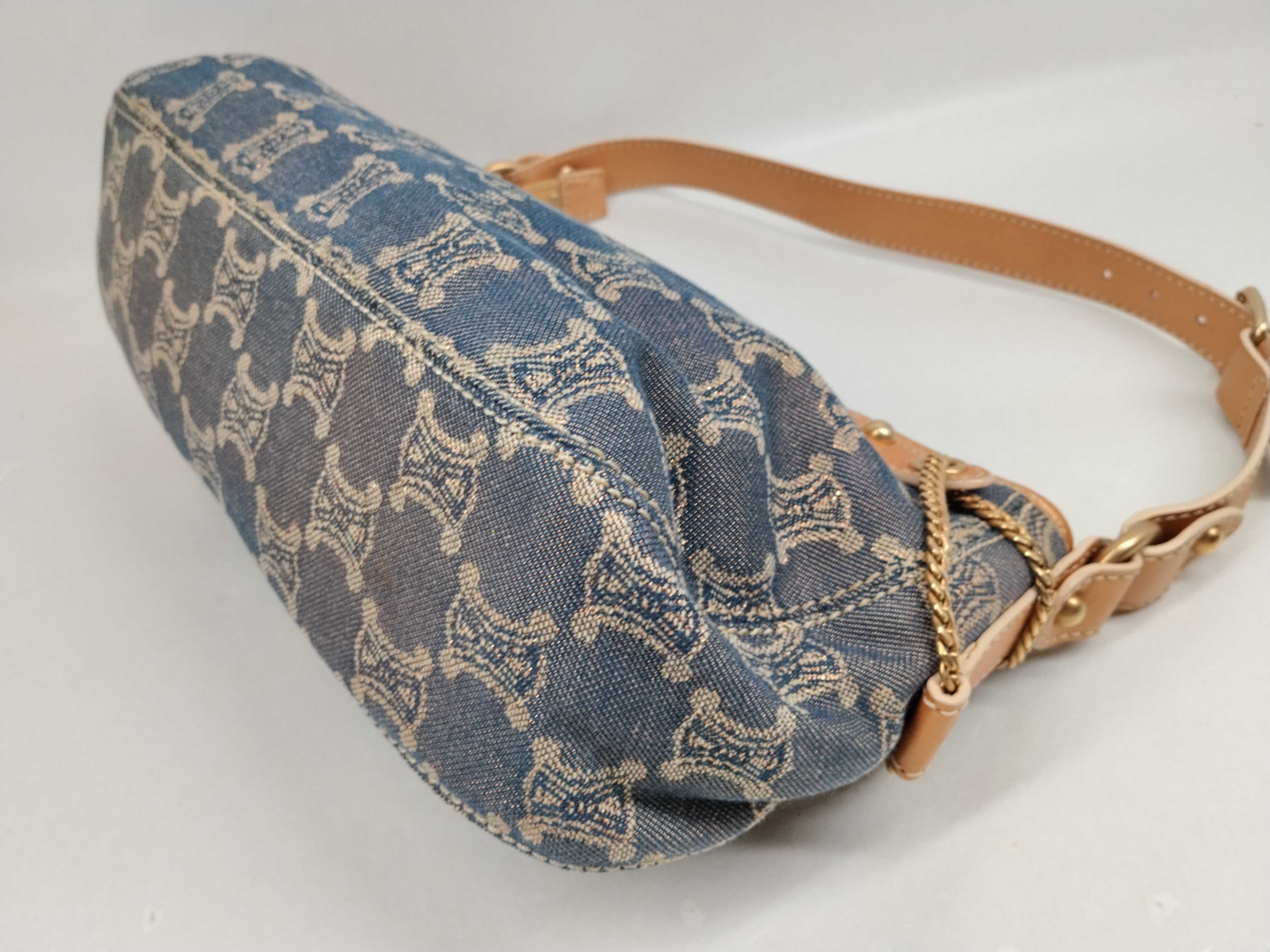 Accessory Pouch Denim Shoulder Bag — view 8
