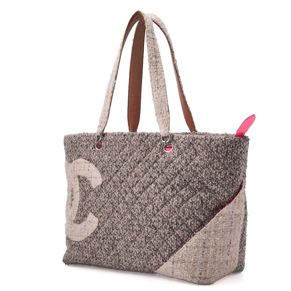 Tweed Cambon Line Tote Bag, Multicolor — view 2
