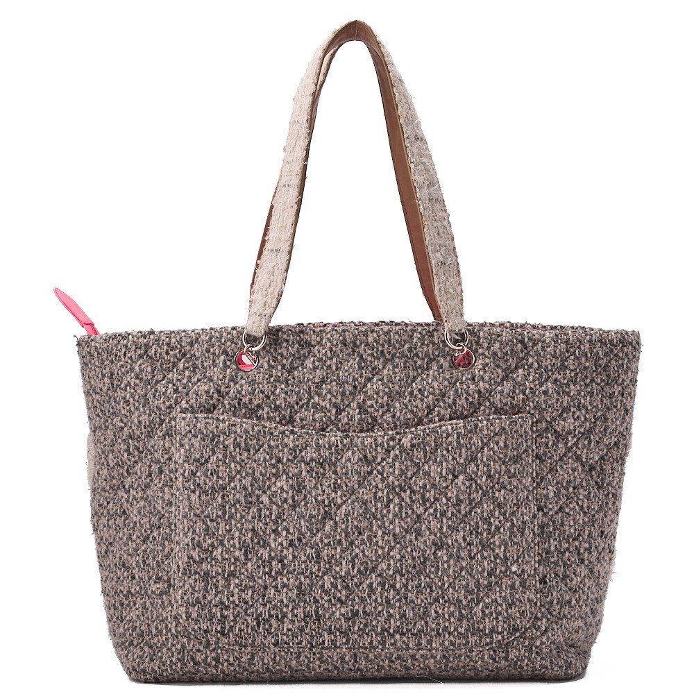 Tweed Cambon Line Tote Bag, Multicolor — view 4