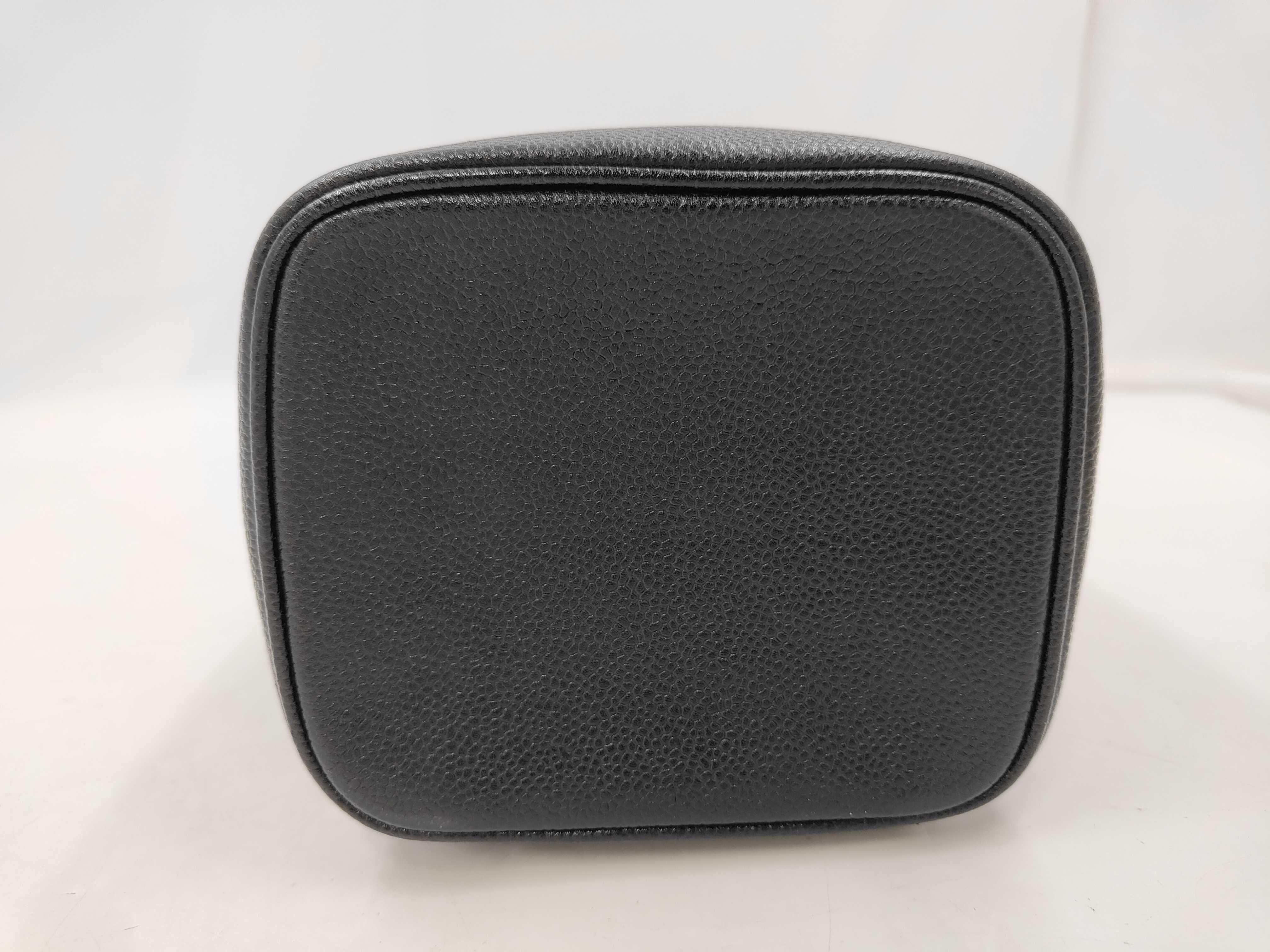 Coco Mark Caviar Skin Vanity Bag, Black with Gold Hardware — view 7