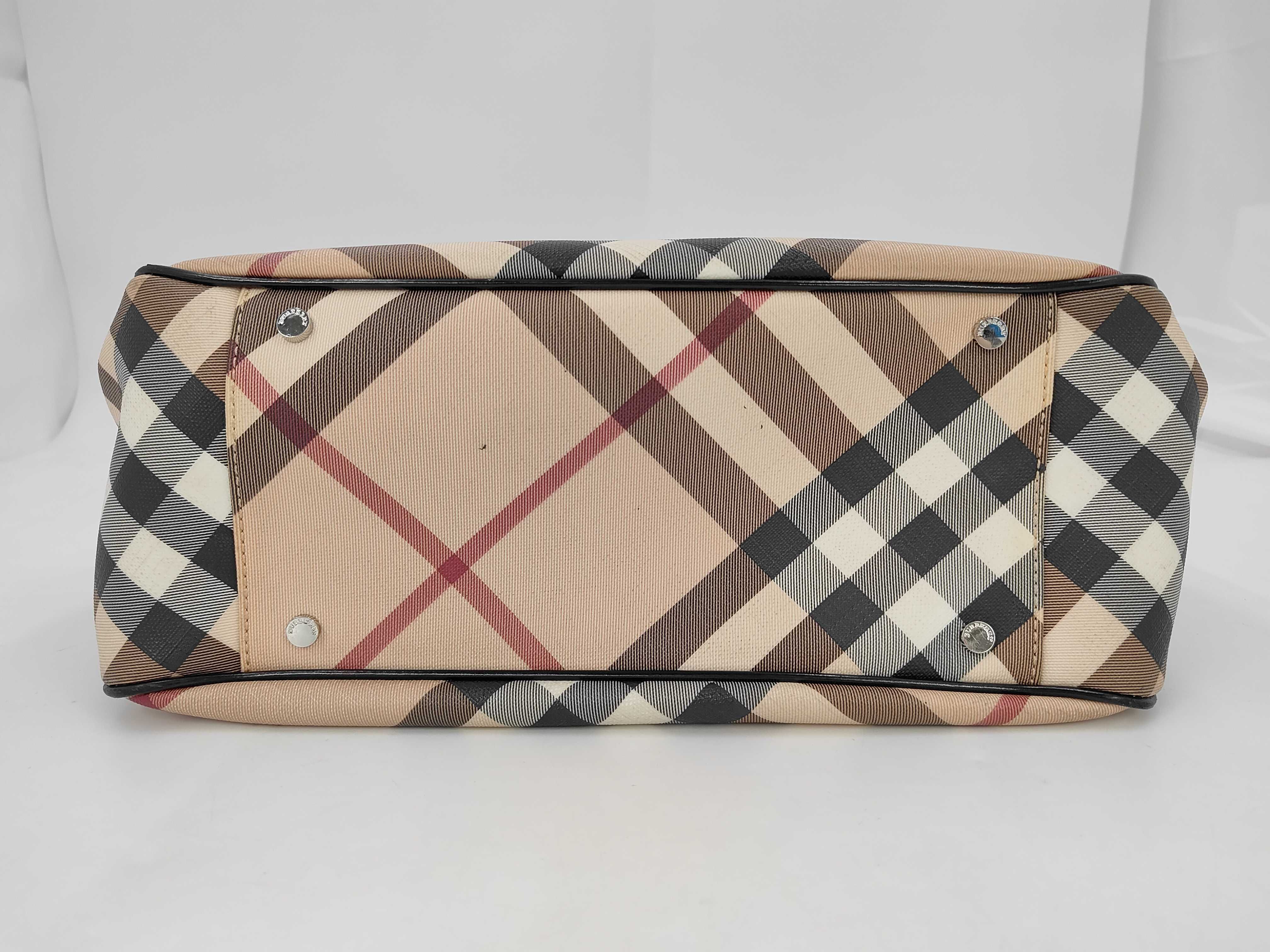 Tote Bag, PVC Nova Check Tote Bag — view 7