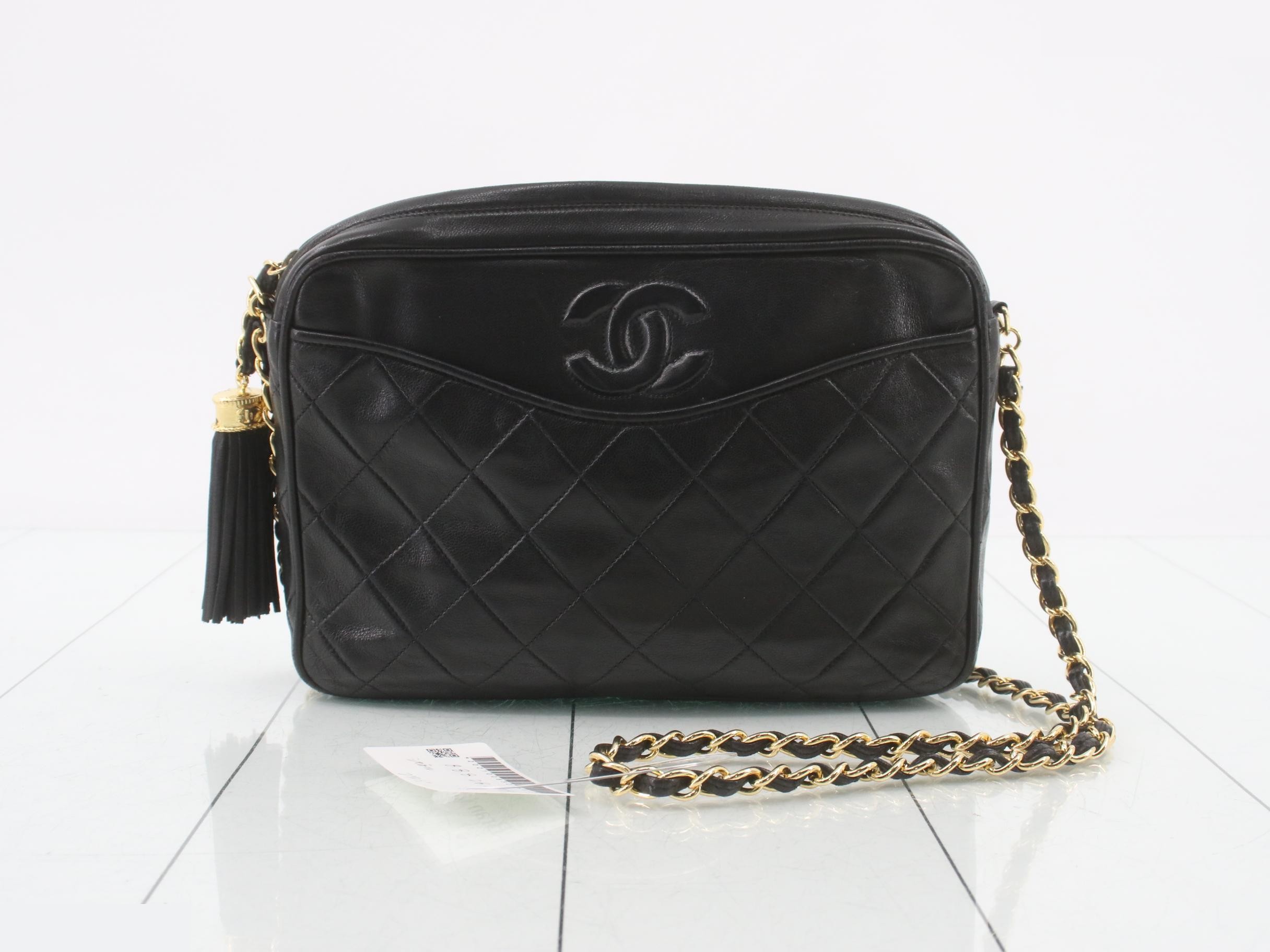 Lambskin fringe chain shoulder bag (Seal)
