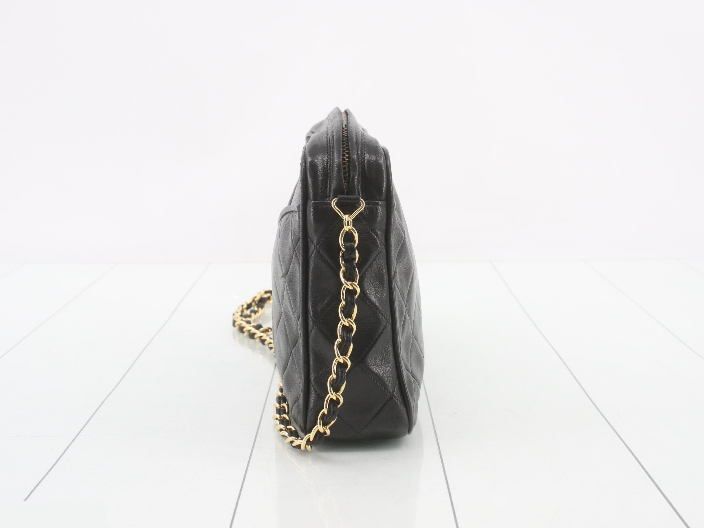 Lambskin fringe chain shoulder bag (Seal) — view 3