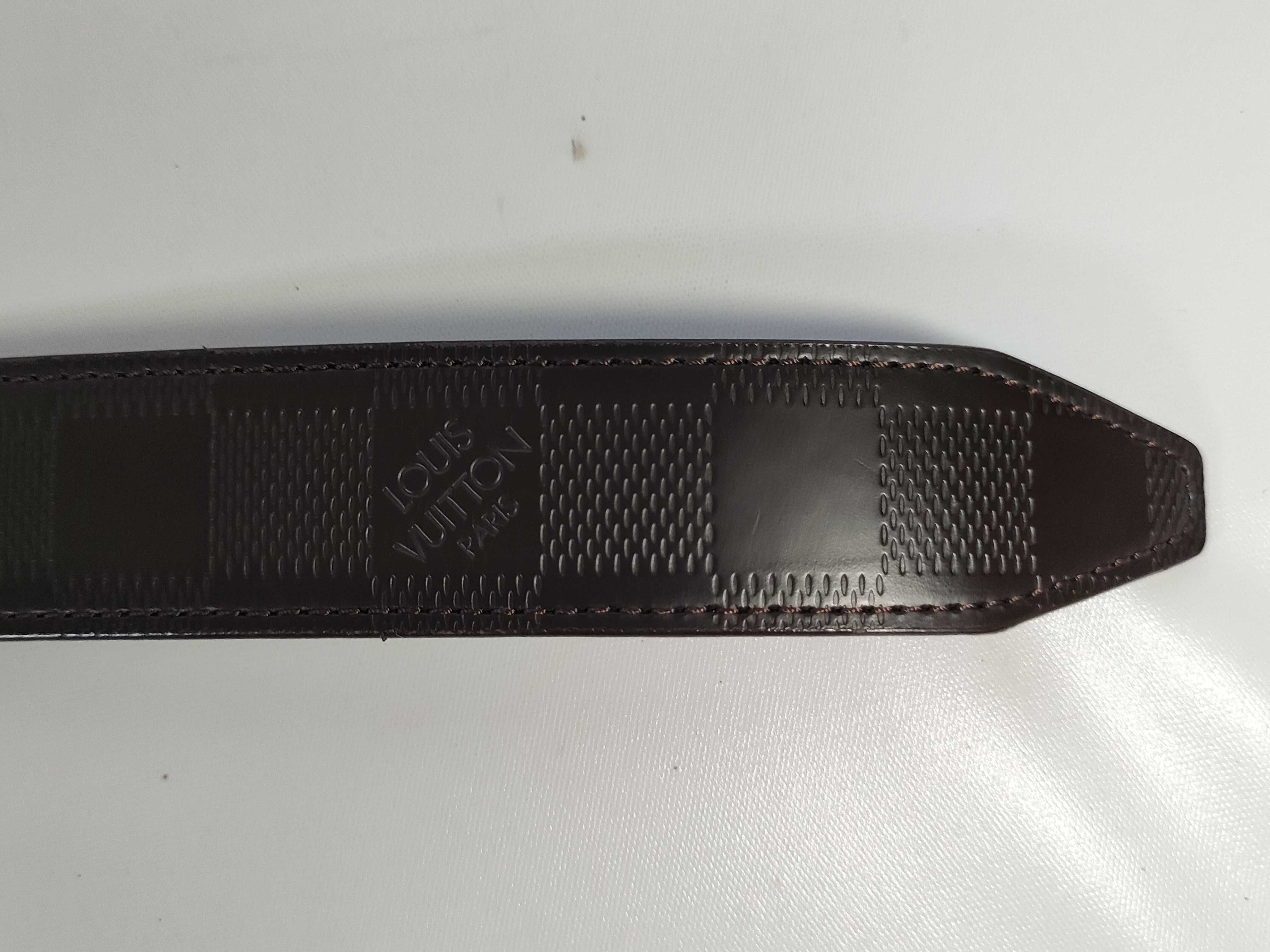 Damier Infini Damier Louis Vuitton Belt Damier Brown Belt — view 7
