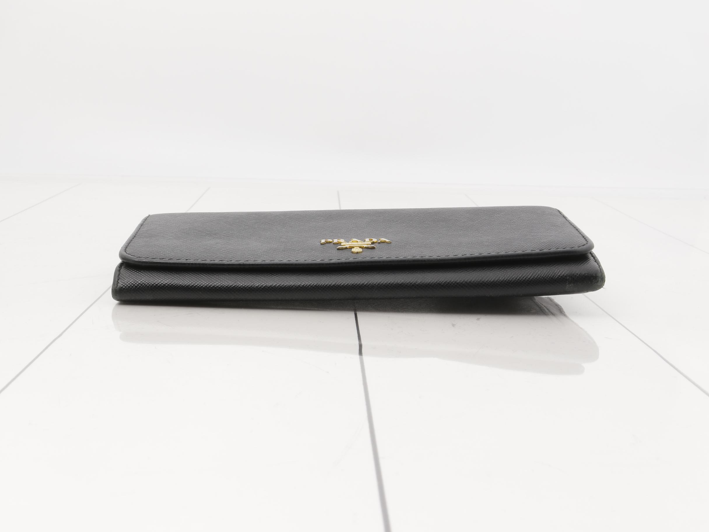 Saffiano long wallet — view 3