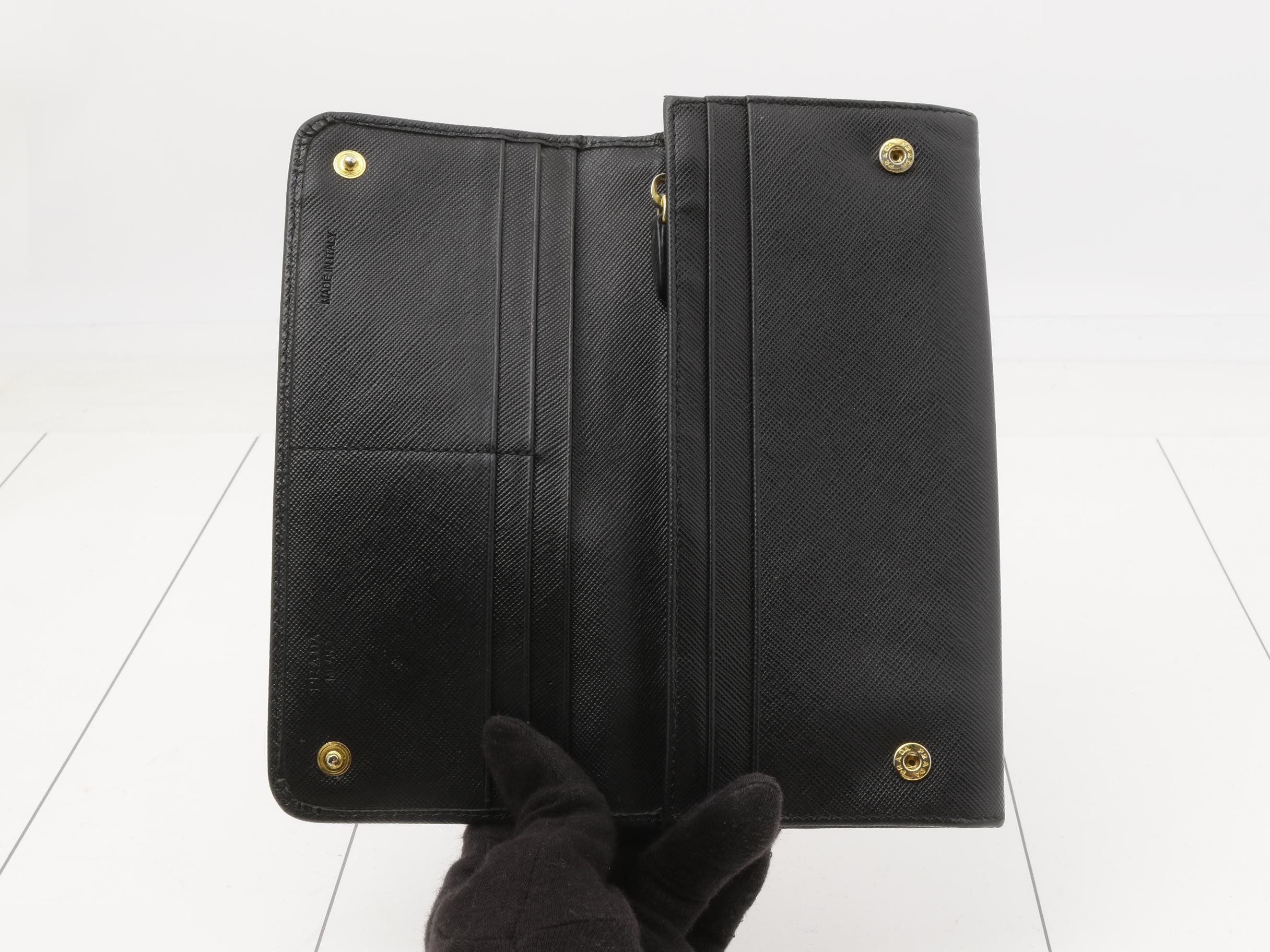 Saffiano long wallet — view 4