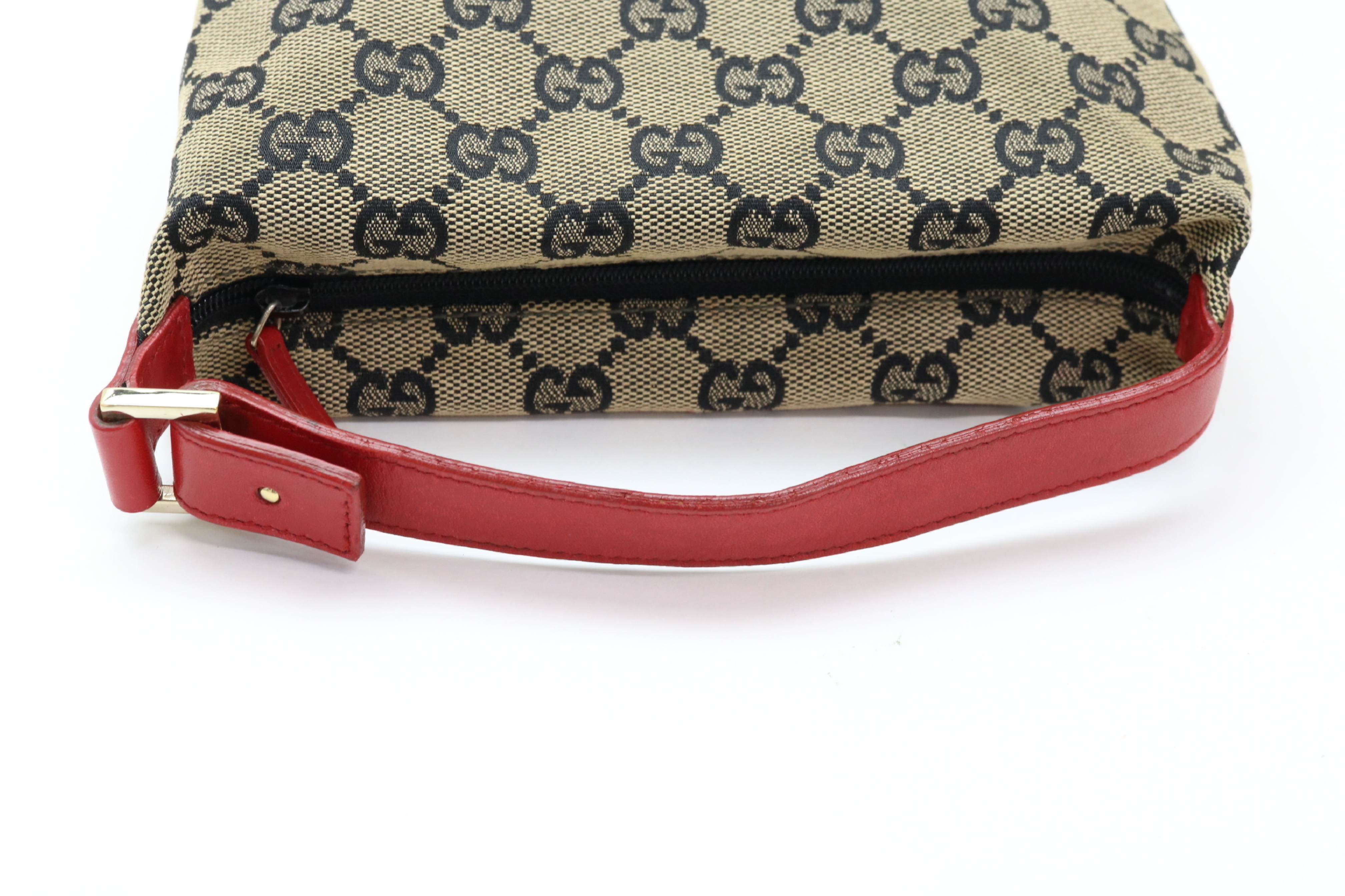 GG Canvas Leather Pouch — view 7