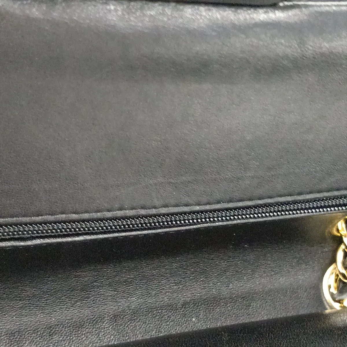 [Individually packaged] Chanel Matelassé 25 Lambskin Double Flap Double Chain Bag, Black with Gold Hardware, 14425099, Series 14, A01112 — view 15