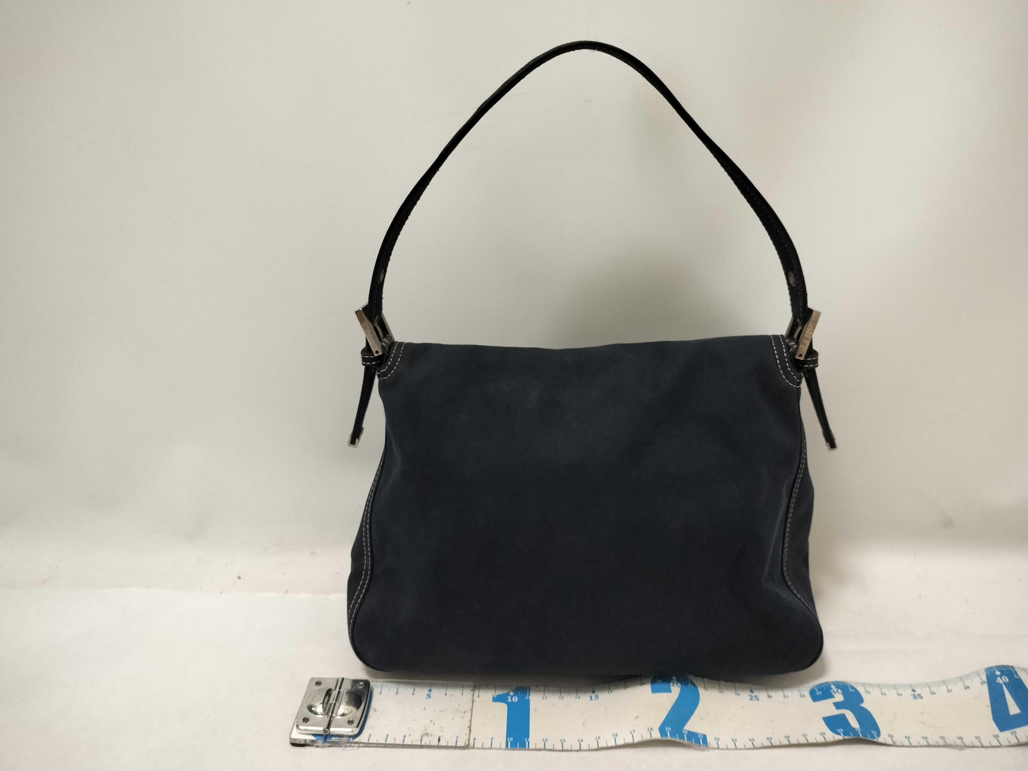 Mamma Bucket Cotton Navy Shoulder Bag — view 2