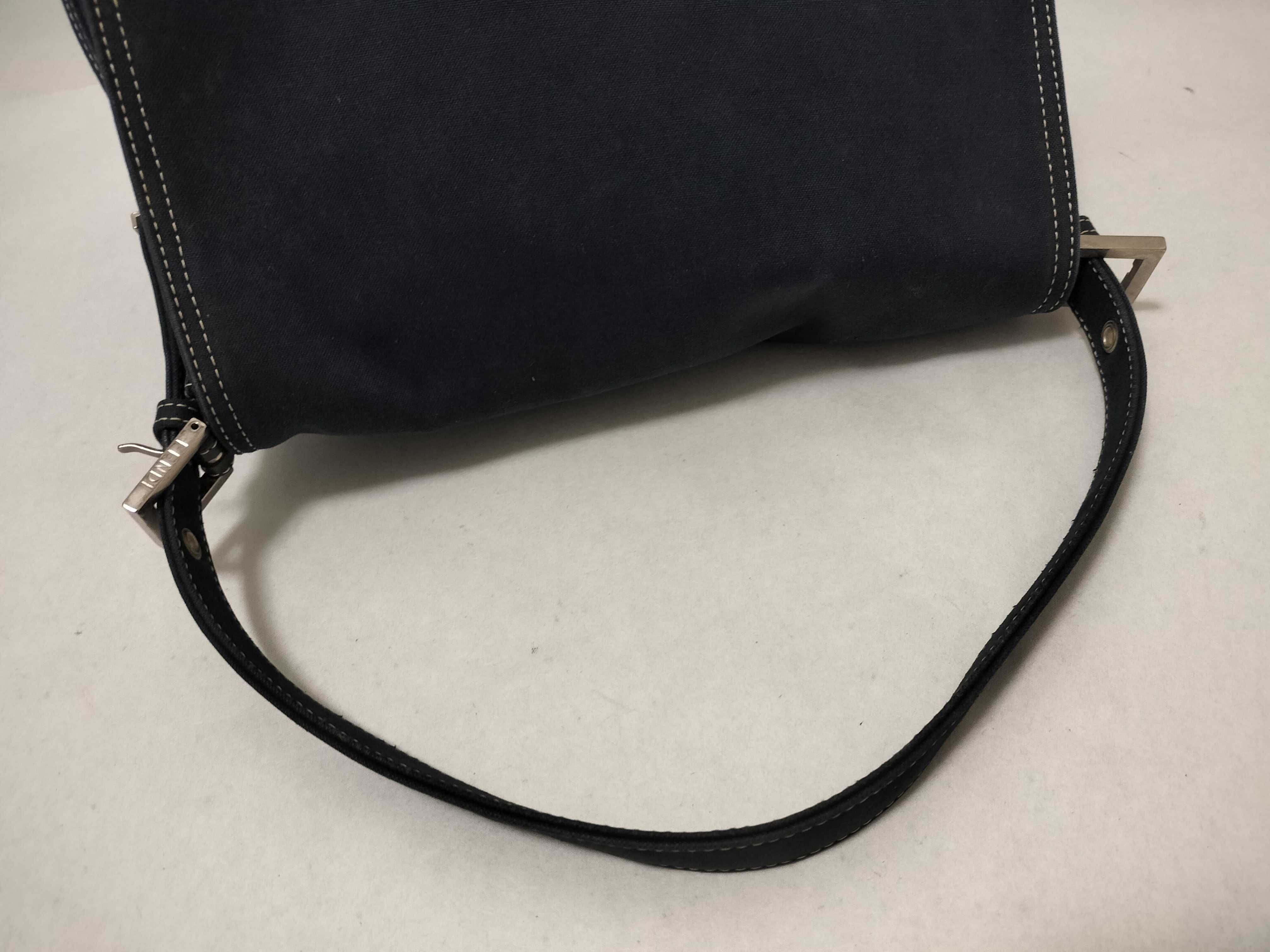 Mamma Bucket Cotton Navy Shoulder Bag — view 3