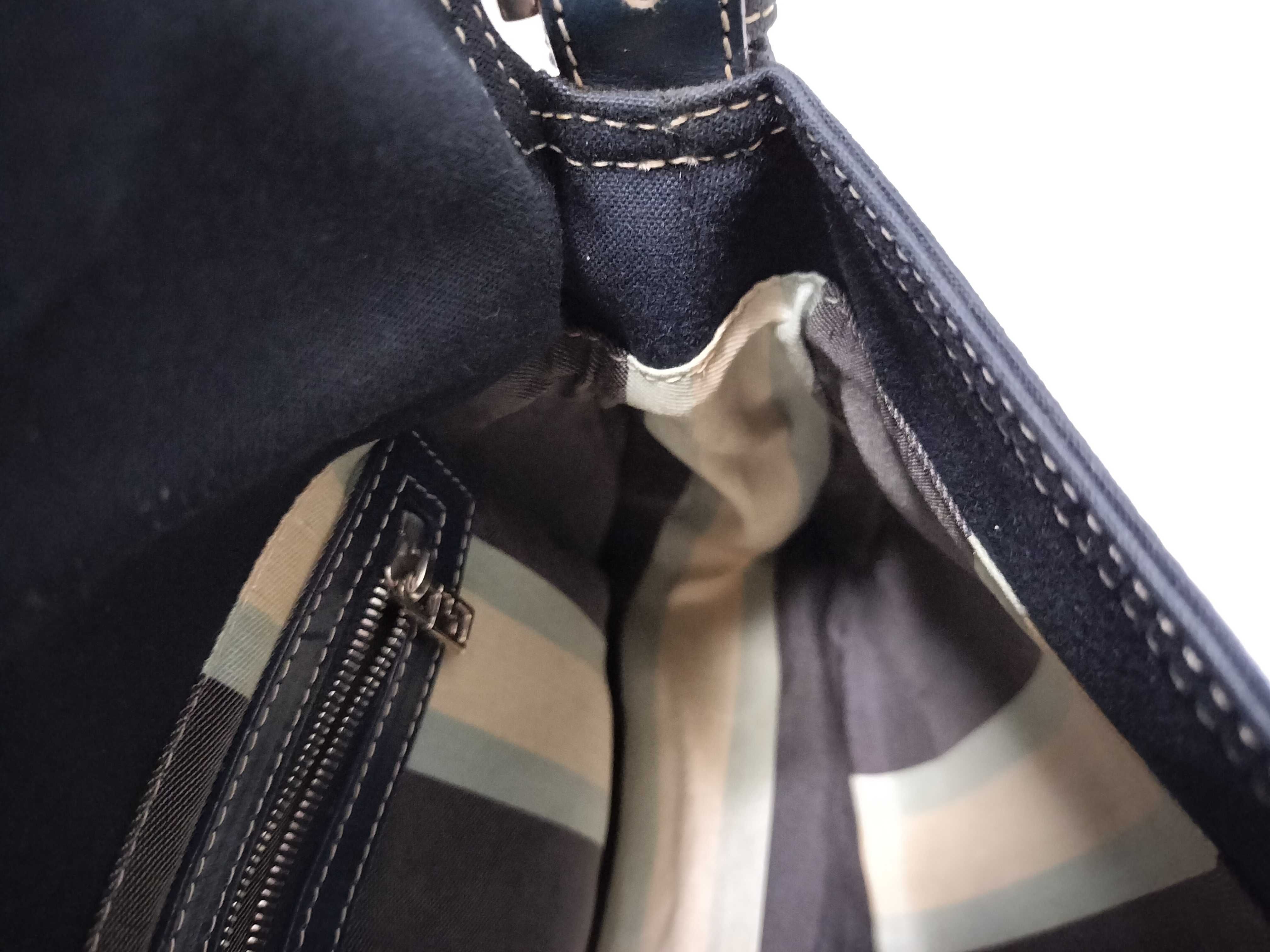 Mamma Bucket Cotton Navy Shoulder Bag — view 9
