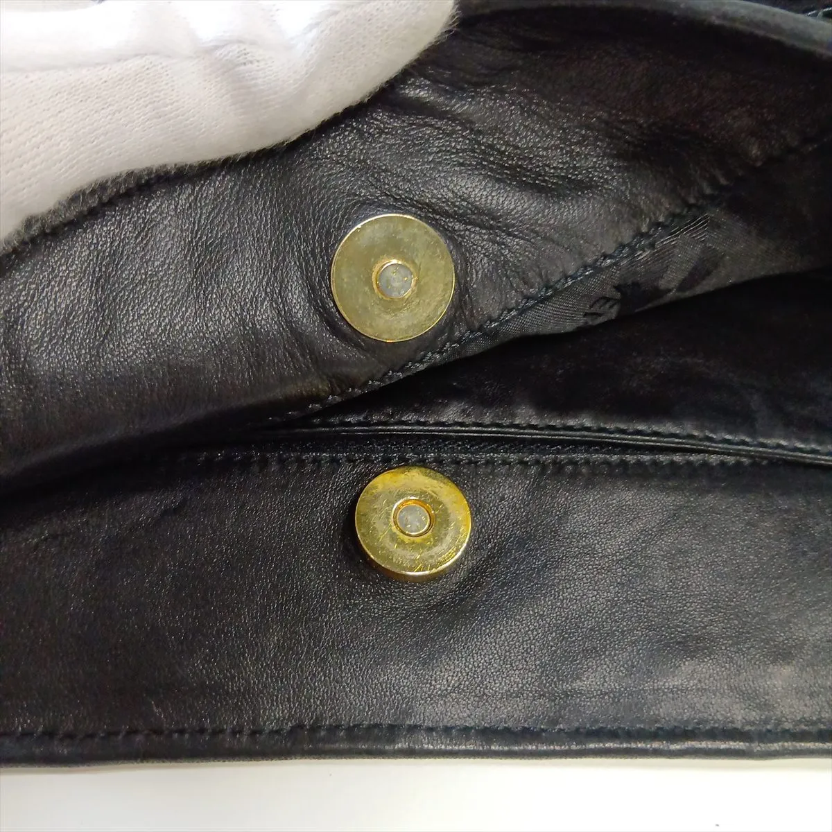Intrecciato Leather Shoulder Bag, Black — view 14