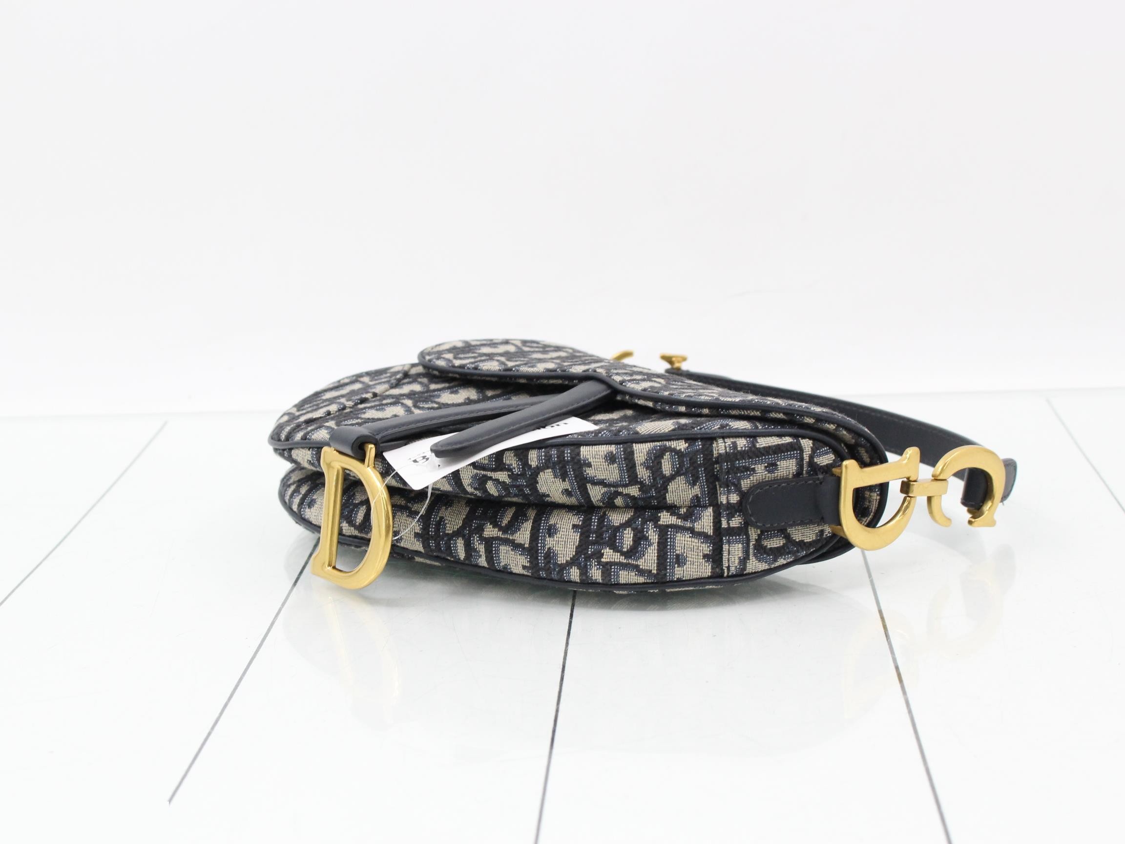 Oblique Saddle 2-Way Handbag — view 6