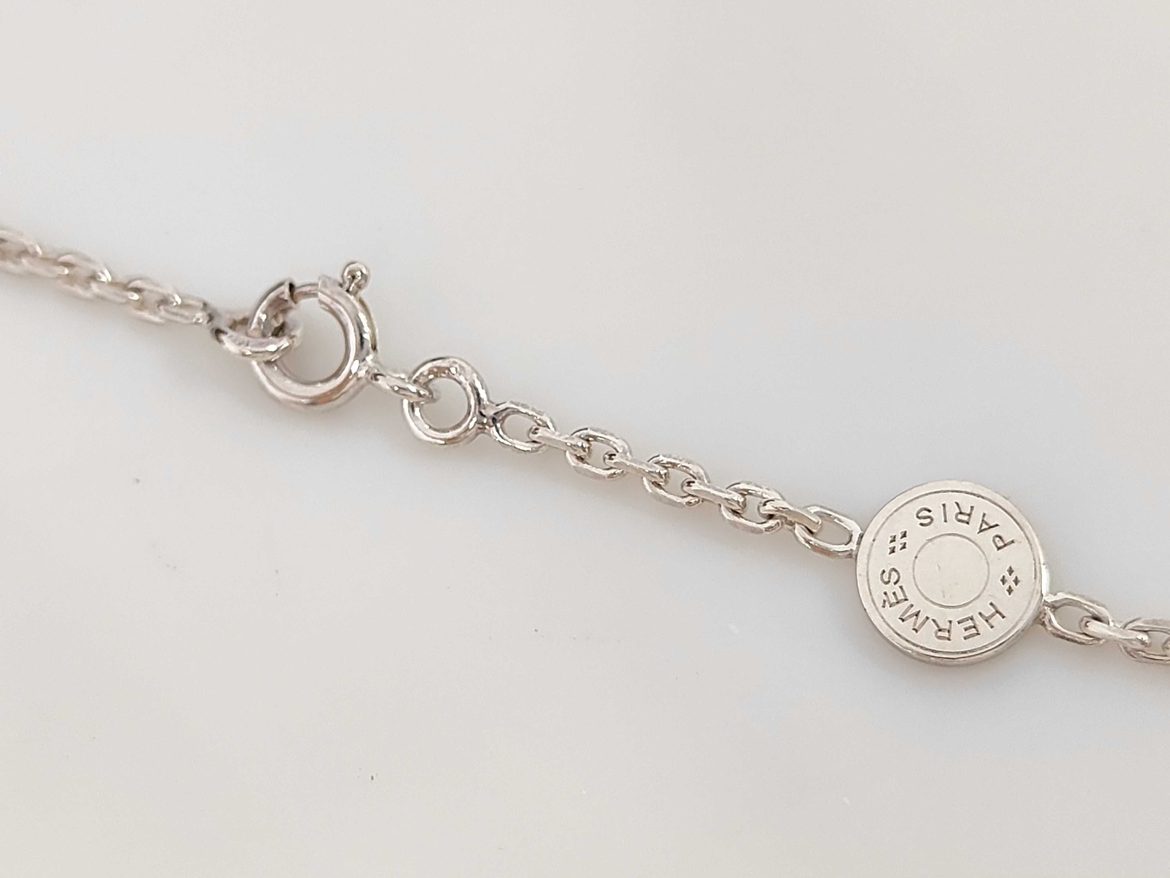 Sellier Chain Necklace Ag925 Silver Pendant Approx. 40cm Necklace — view 3