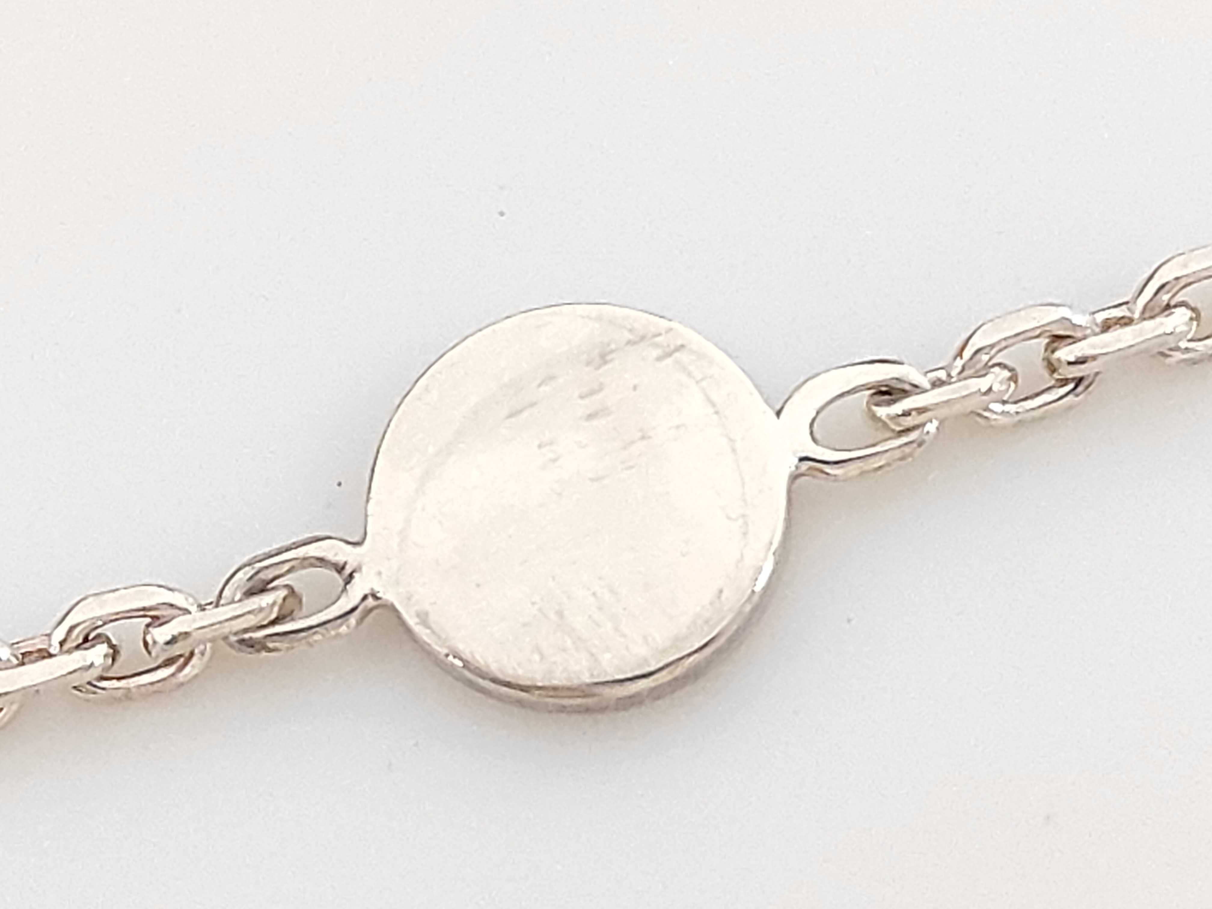 Sellier Chain Necklace Ag925 Silver Pendant Approx. 40cm Necklace — view 7
