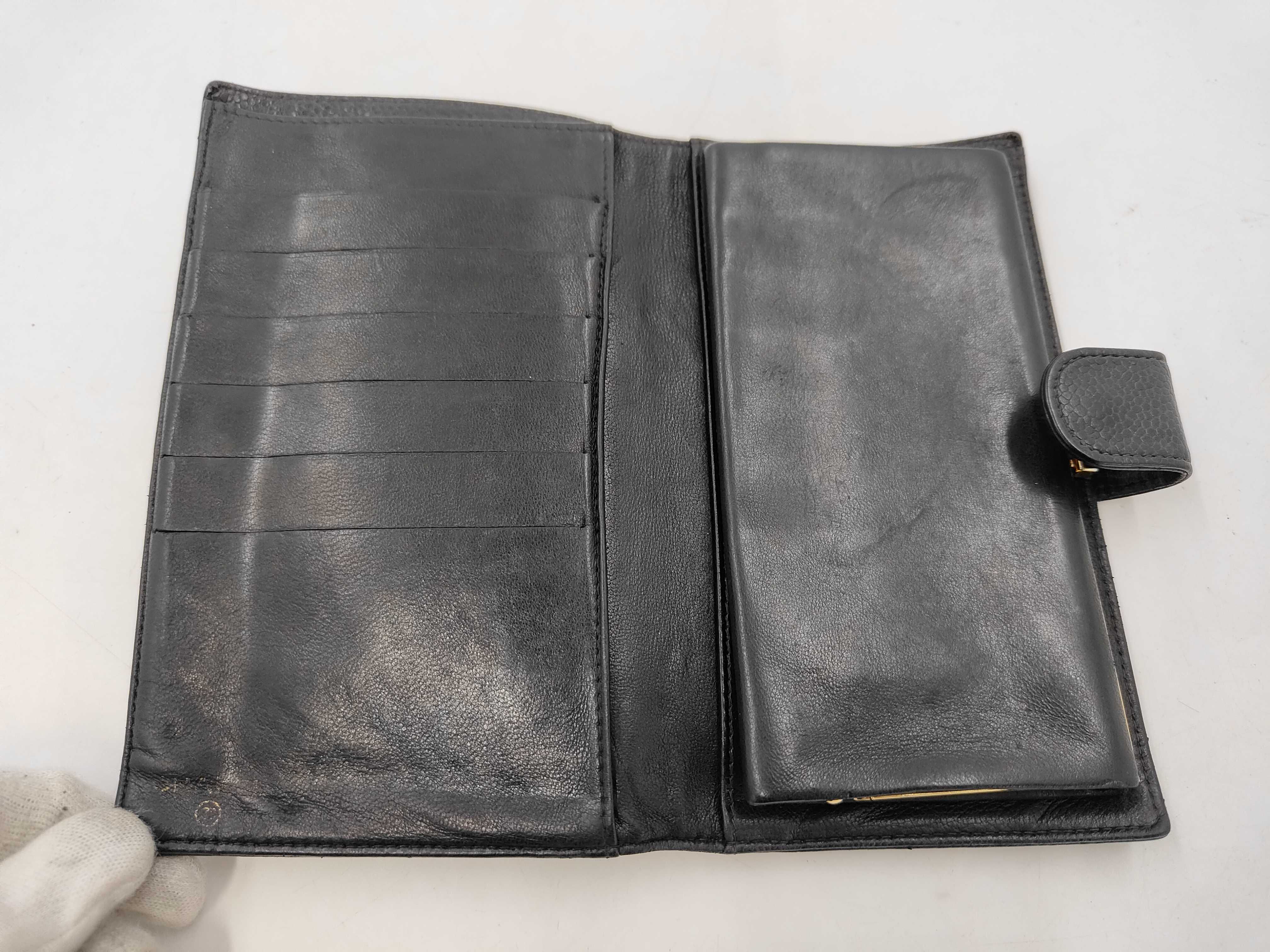 Caviar Skin Long Wallet — view 4