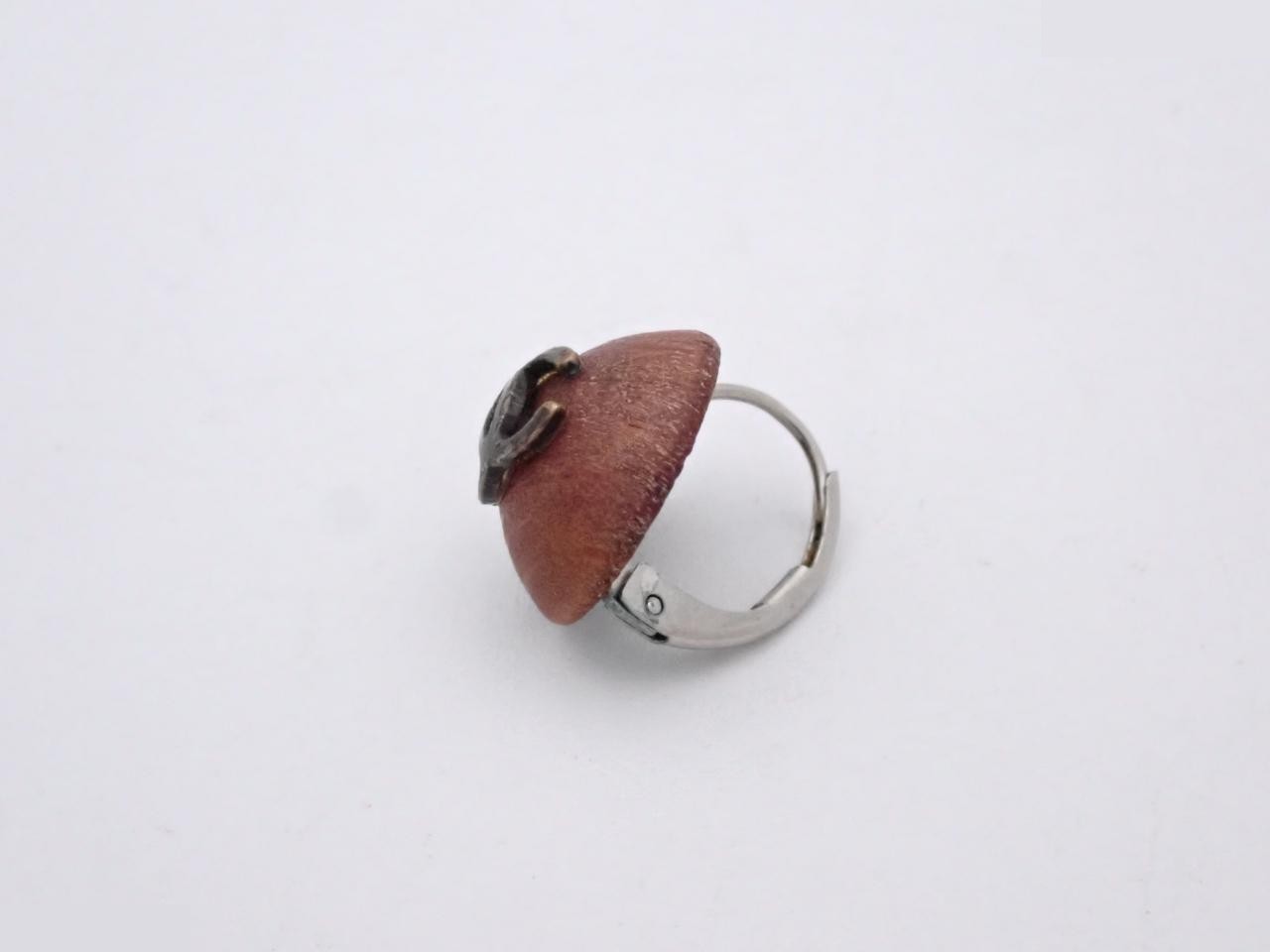 Coco Mark Wood Earrings — view 3