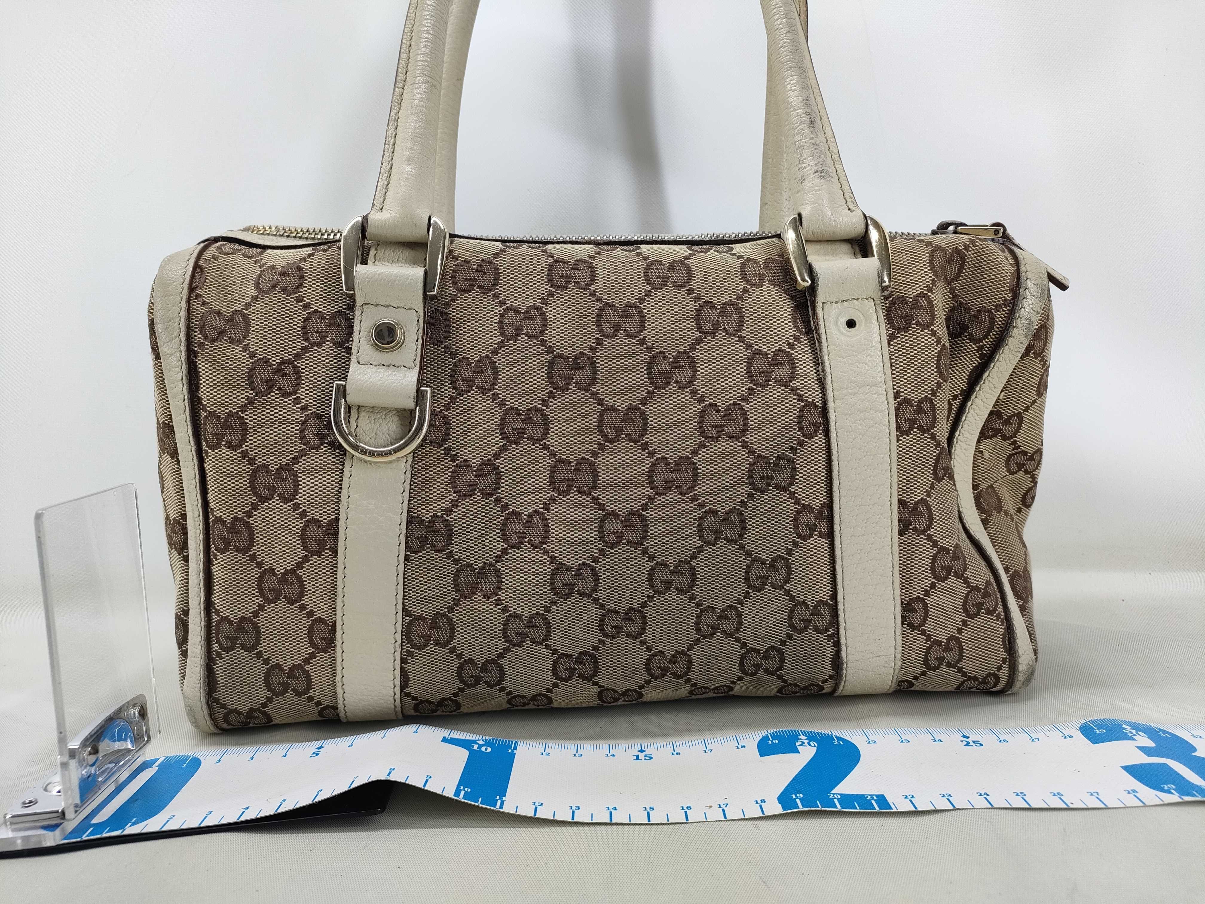 GG Canvas Handbag Mini Boston Bag 130942 Handbag — view 2