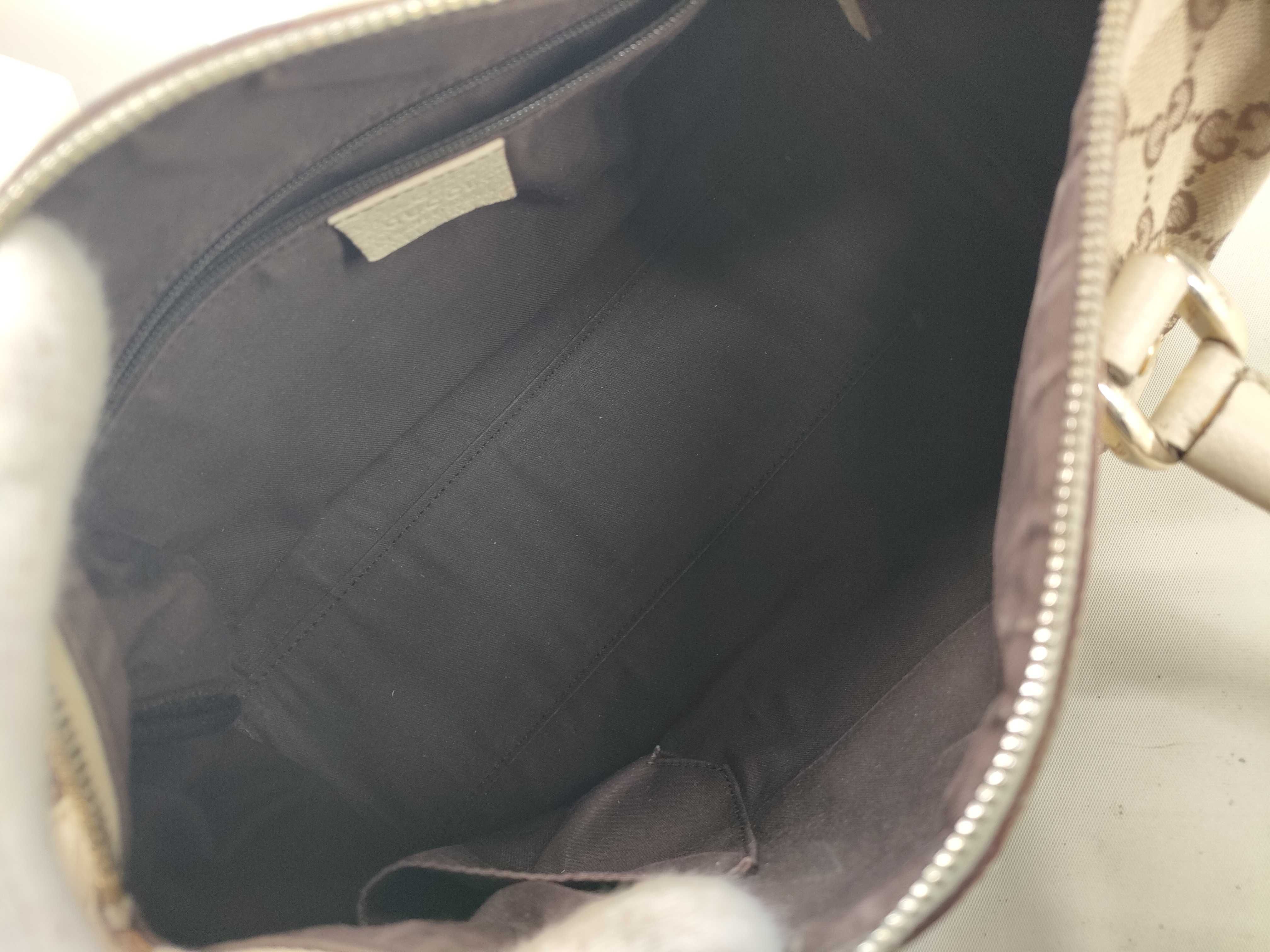 GG Canvas Handbag Mini Boston Bag 130942 Handbag — view 9