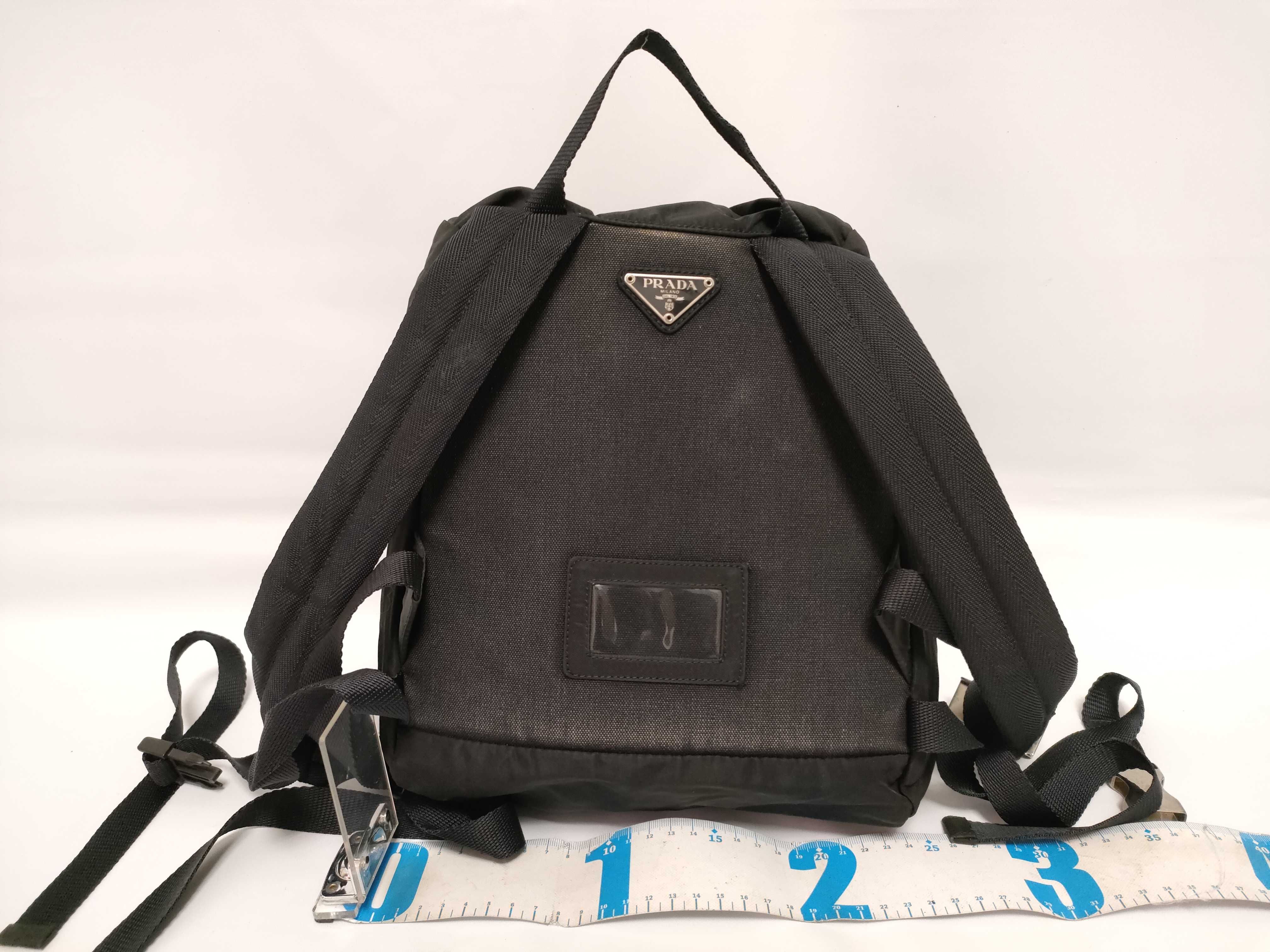 Nylon V140 Nylon Backpack, Black — view 2