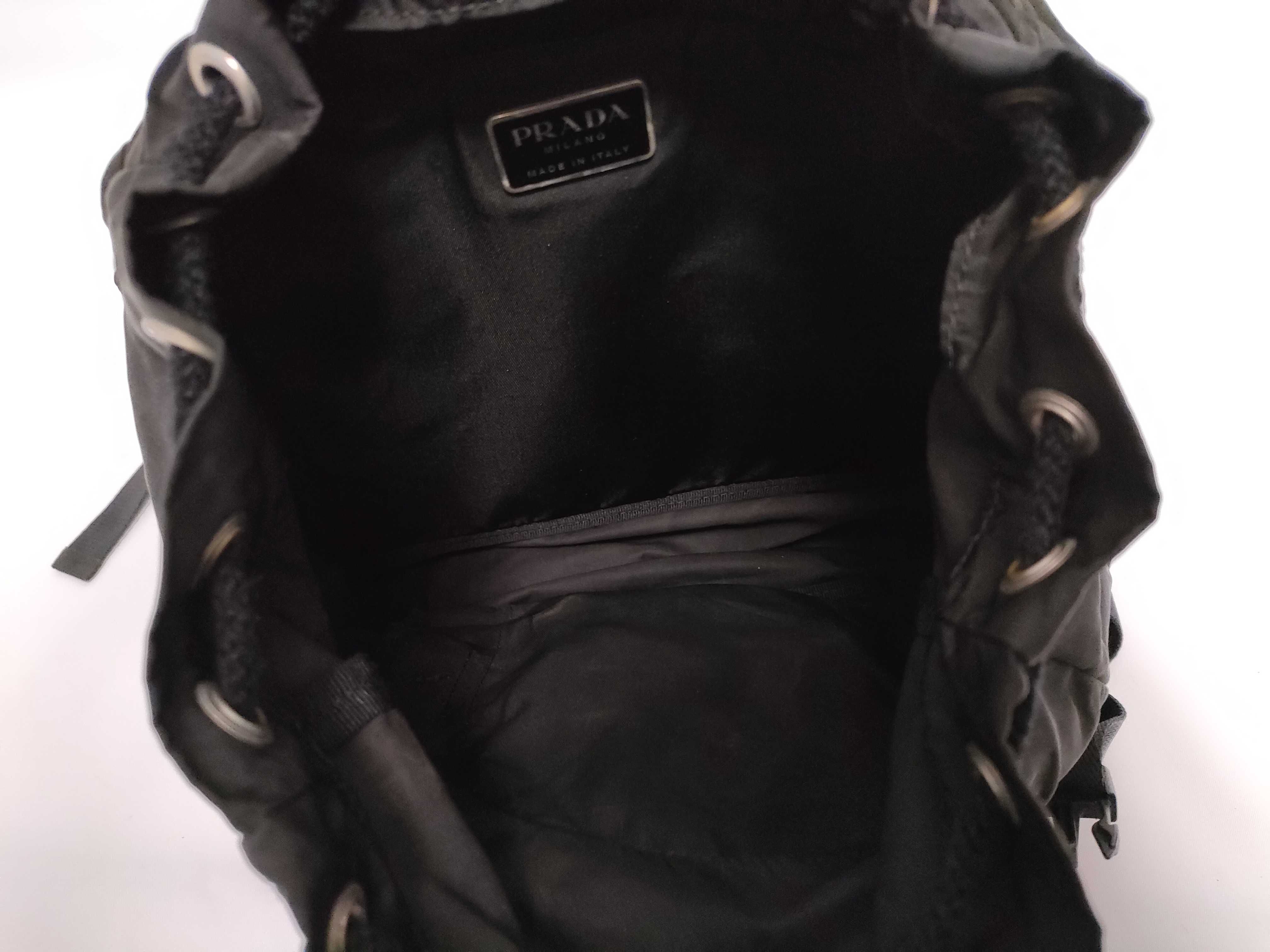 Nylon V140 Nylon Backpack, Black — view 12