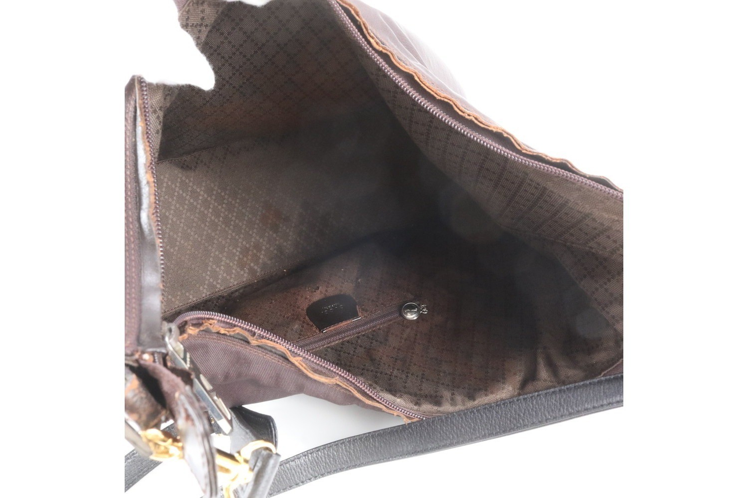 Leather canvas shoulder bag — view 7