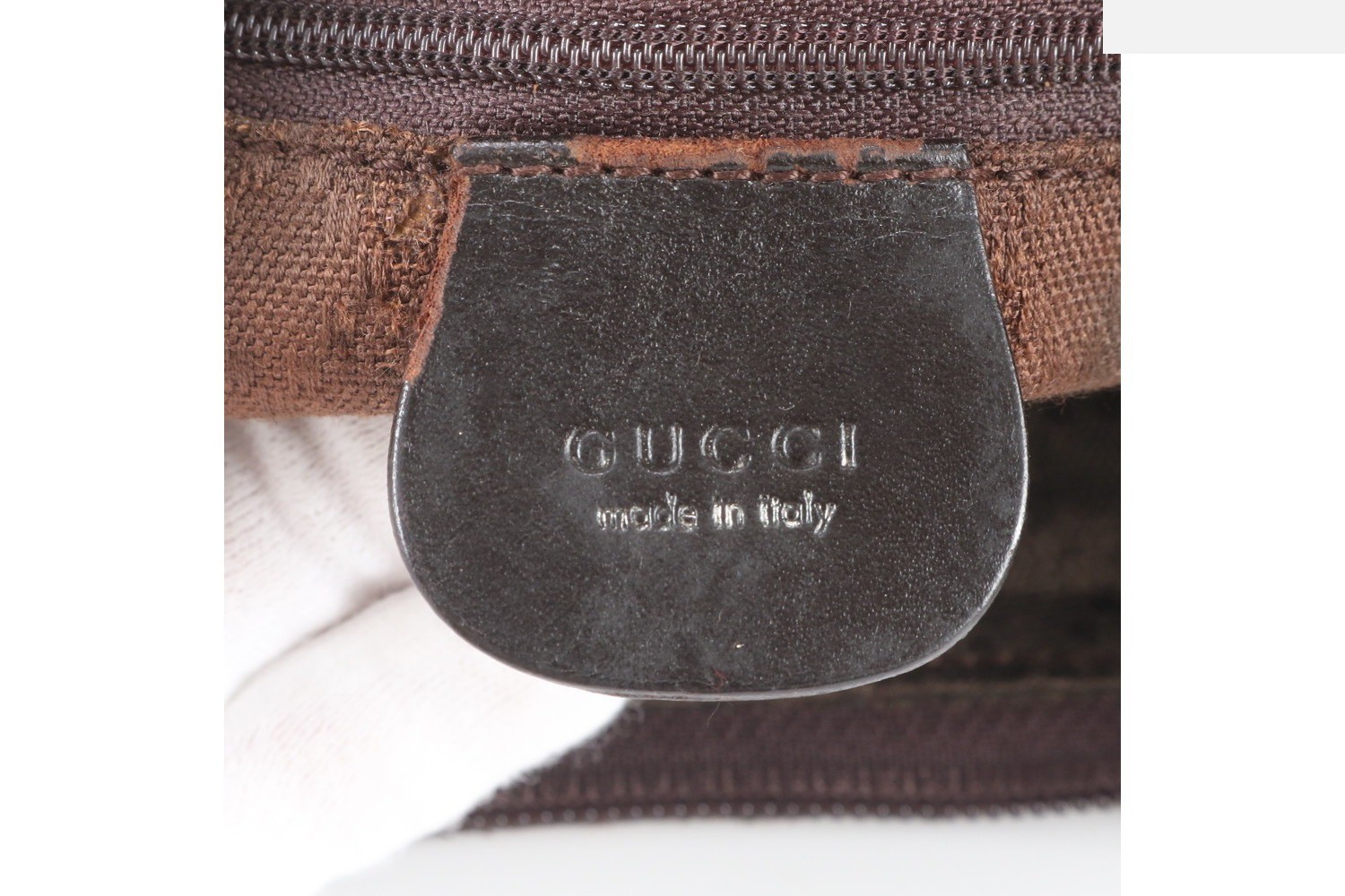 Leather canvas shoulder bag — view 8