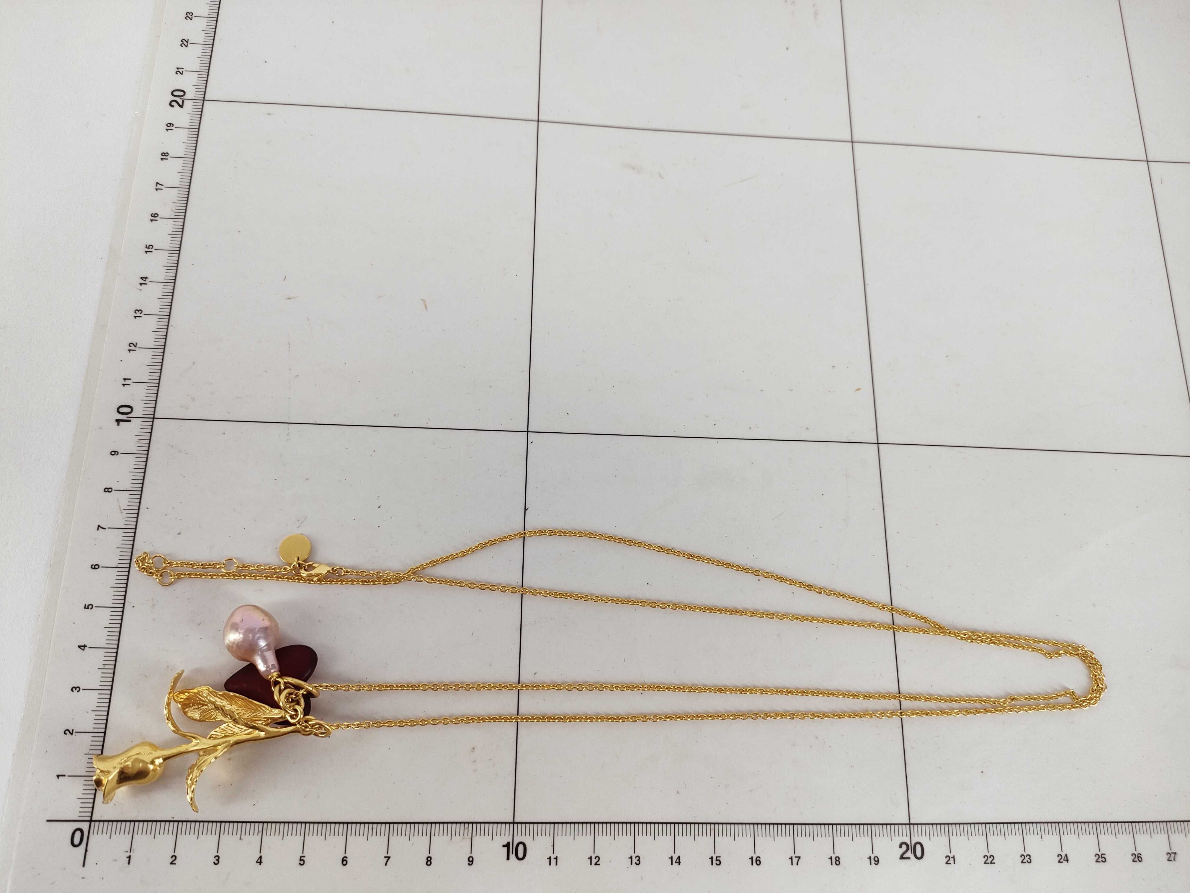 Rose Heart Pendant Necklace — view 10