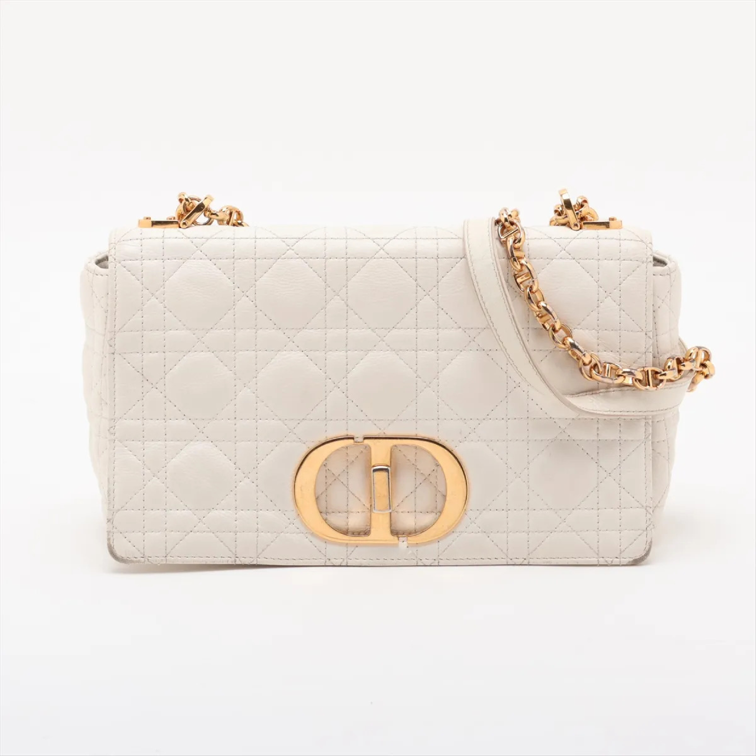Cannage Caro Leather Chain Shoulder Bag