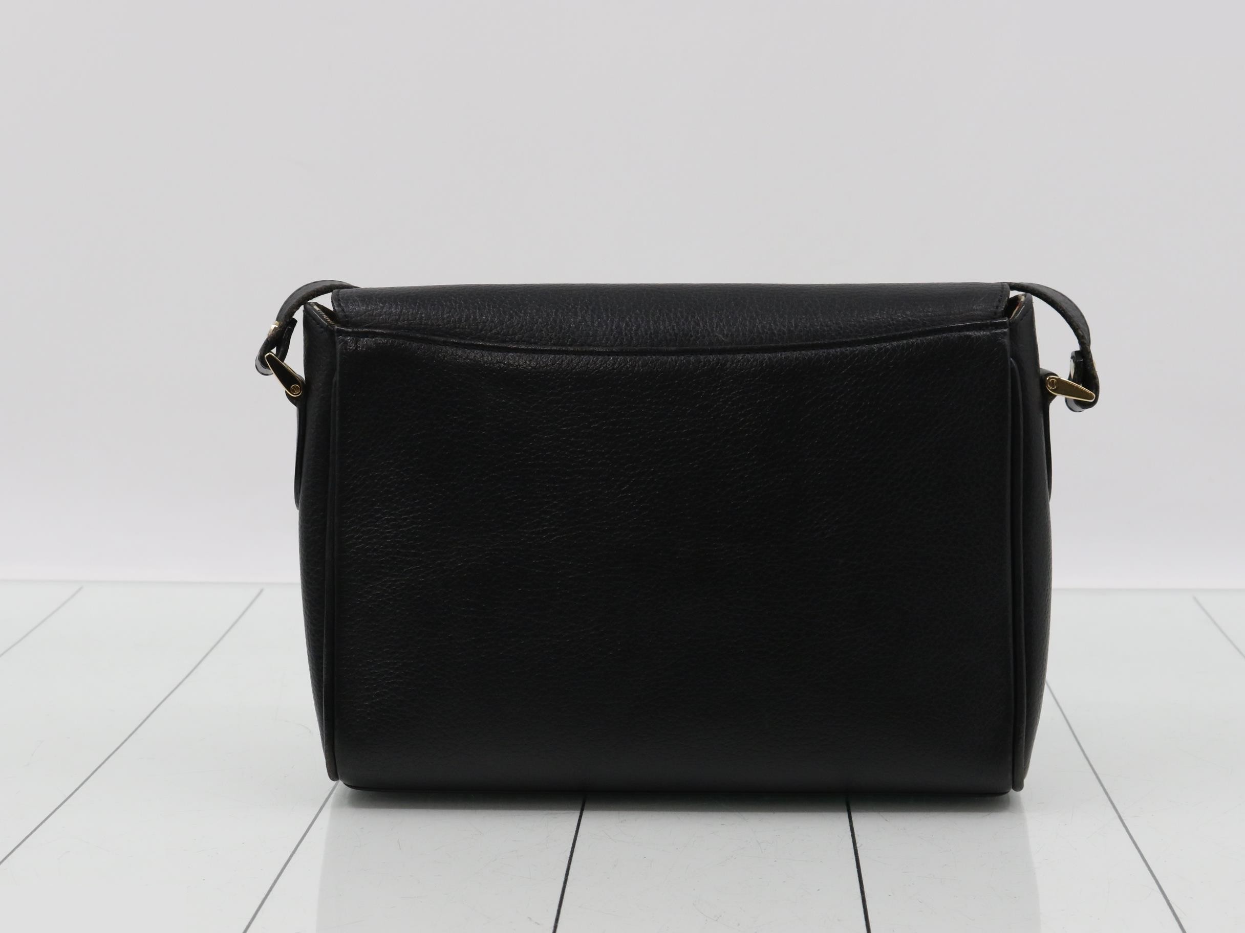Bag/Shoulder bag, Leather, Black — view 2