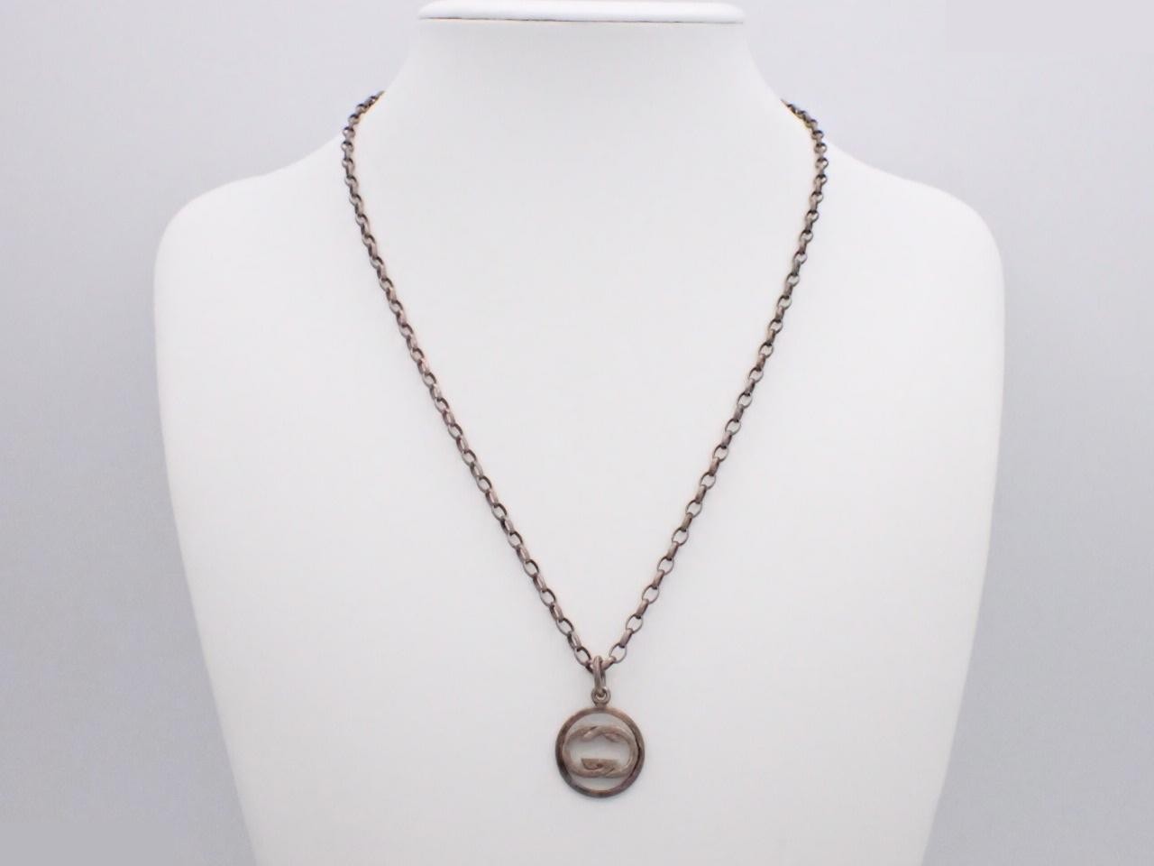 necklace, 925 sterling silver, 13.7g, chain approximately 54cm. — view 3