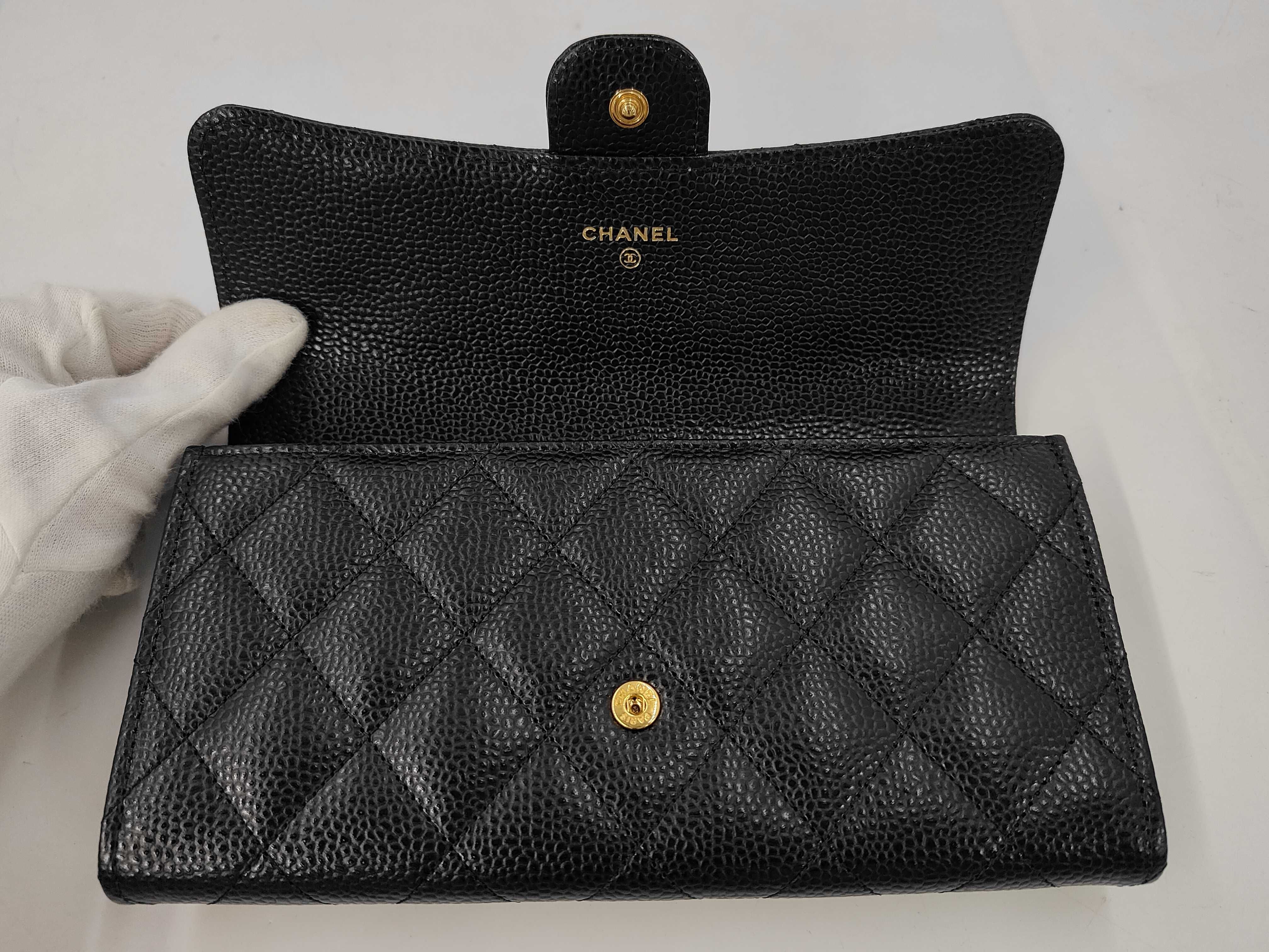 Caviar Skin Long Wallet — view 7
