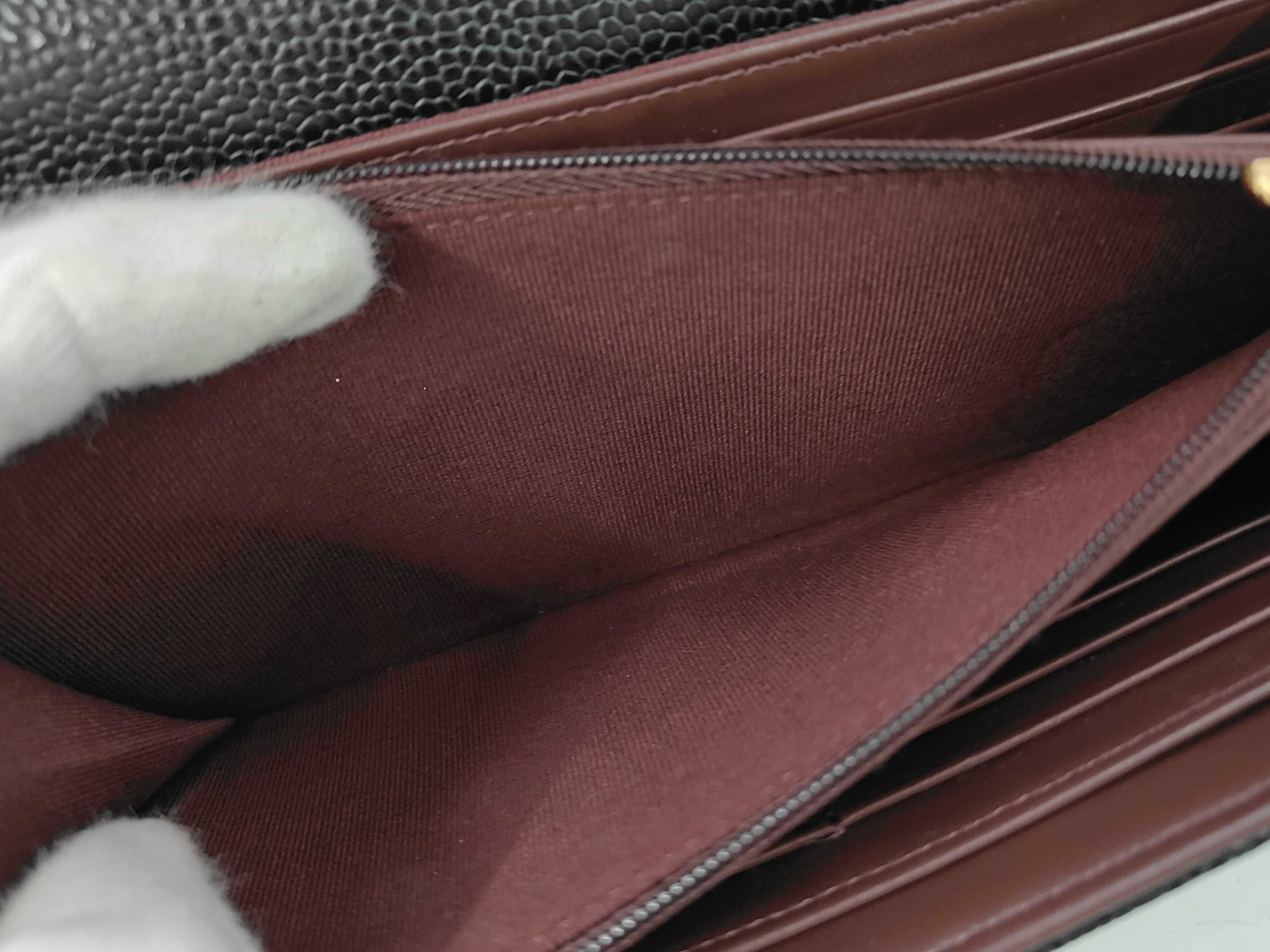 Caviar Skin Long Wallet — view 9
