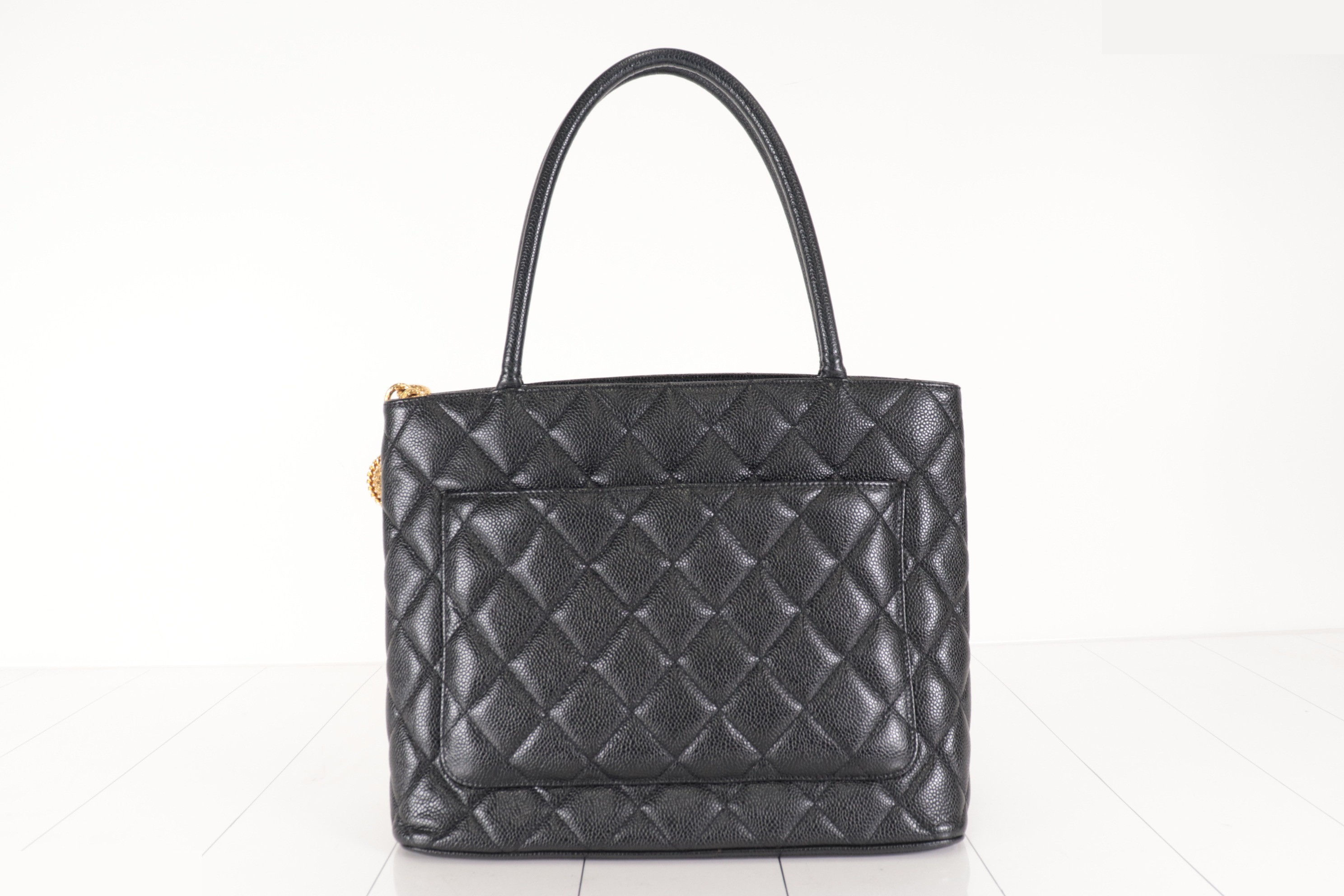 Reissue Tote Bag, Caviar, No. 8 — view 2