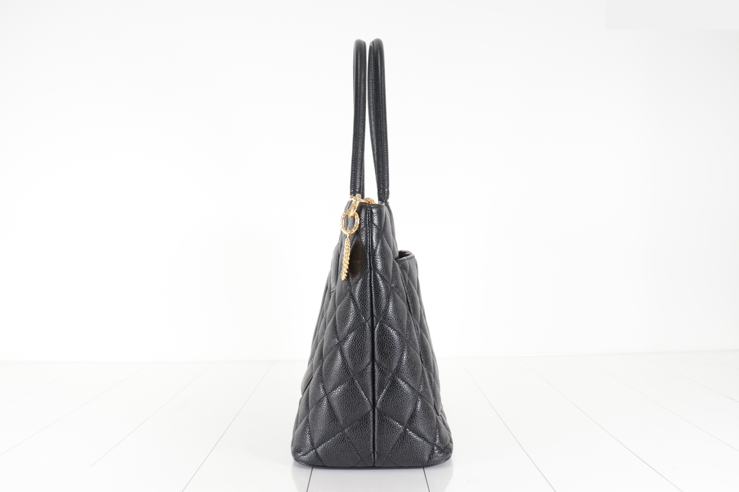 Reissue Tote Bag, Caviar, No. 8 — view 3