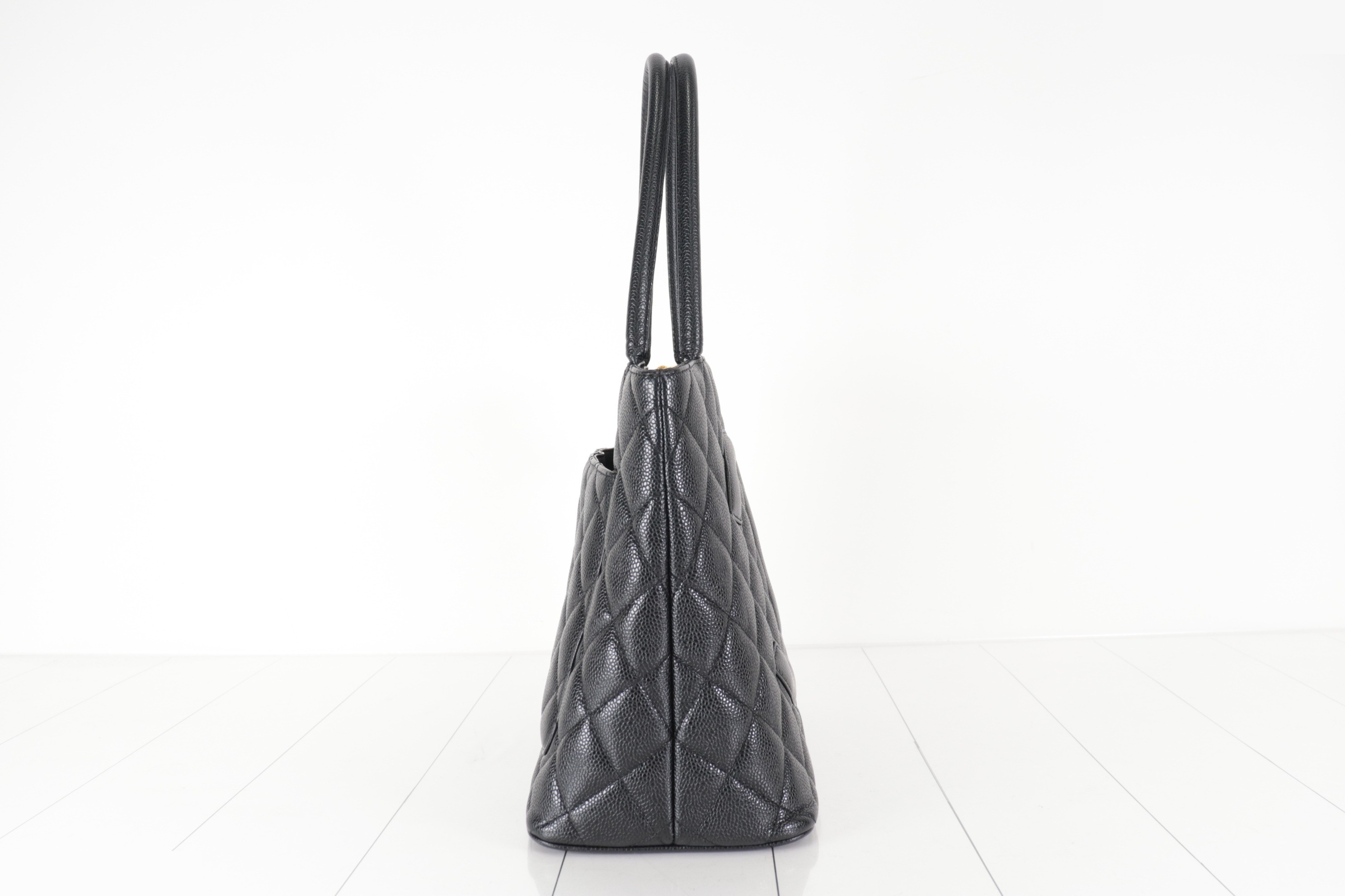 Reissue Tote Bag, Caviar, No. 8 — view 4