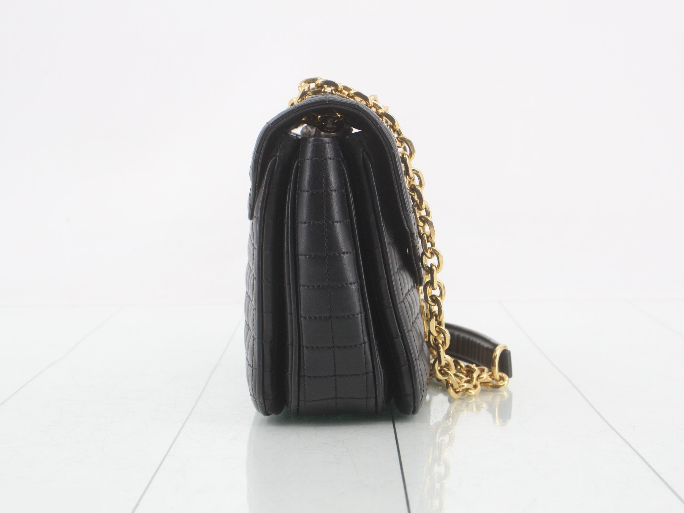 C Medium Leather Chain Shoulder Bag — view 4
