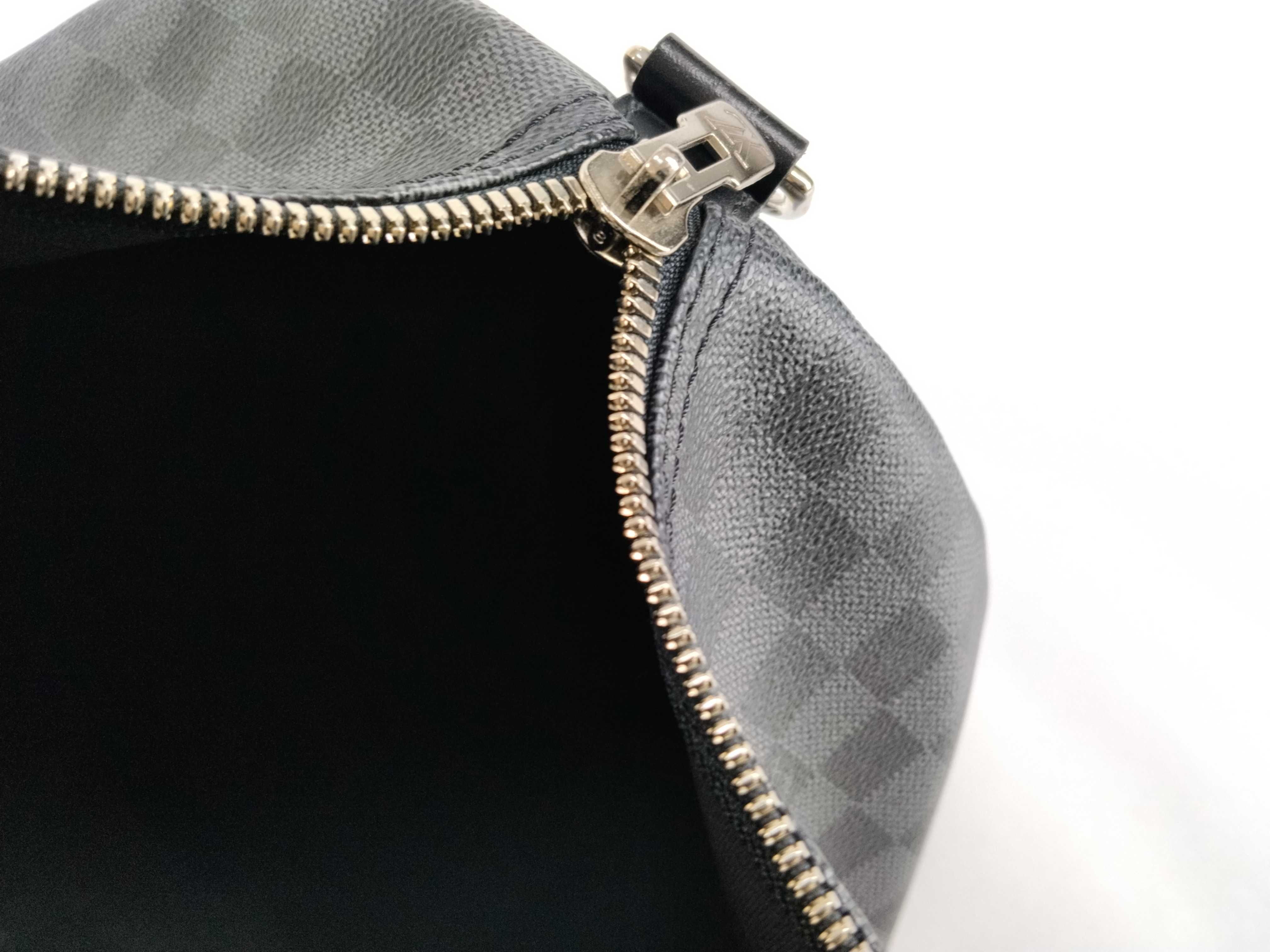 Damier Graphite Keepall Bandoulière 45 Black N41418 Boston Bag — view 12