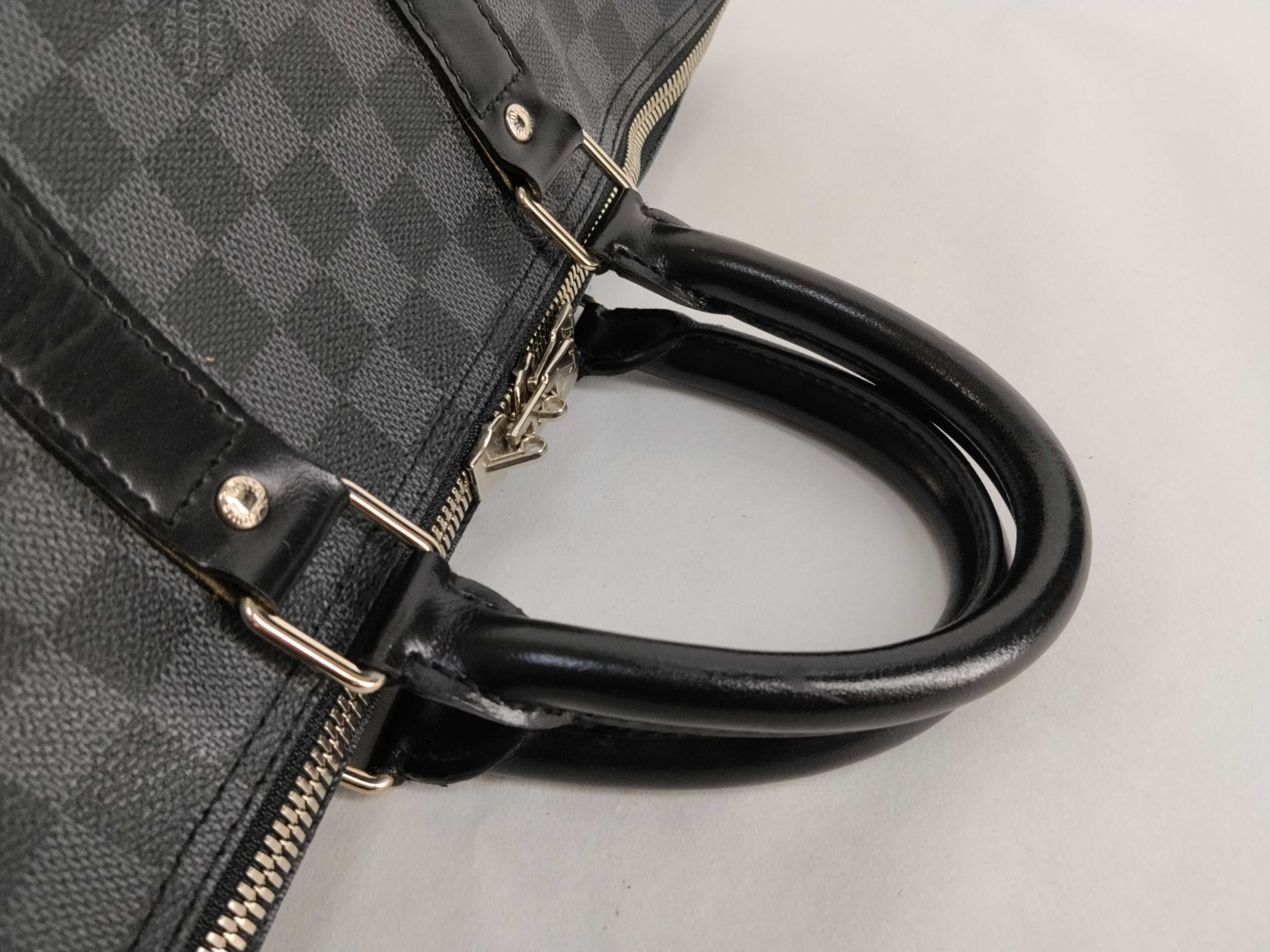 Damier Graphite Keepall Bandoulière 45 Black N41418 Boston Bag — view 3