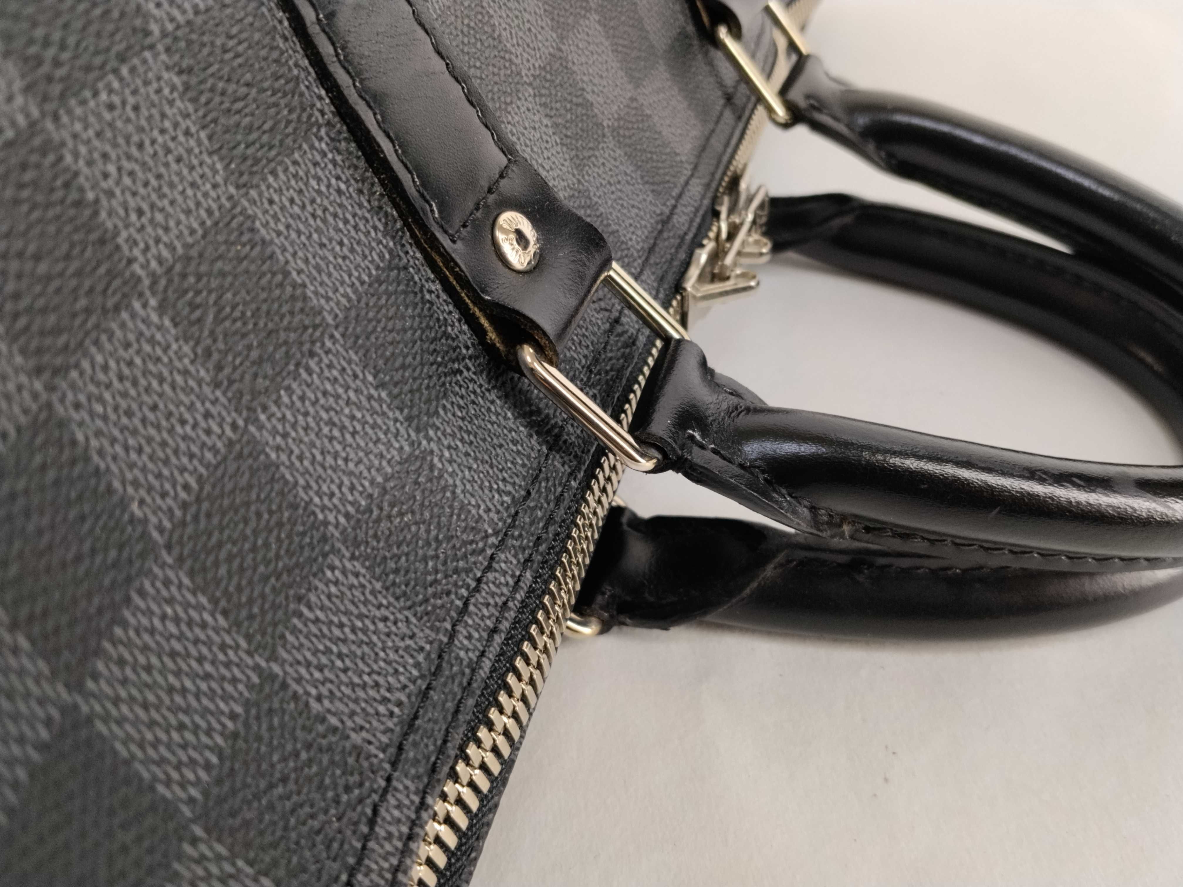 Damier Graphite Keepall Bandoulière 45 Black N41418 Boston Bag — view 5