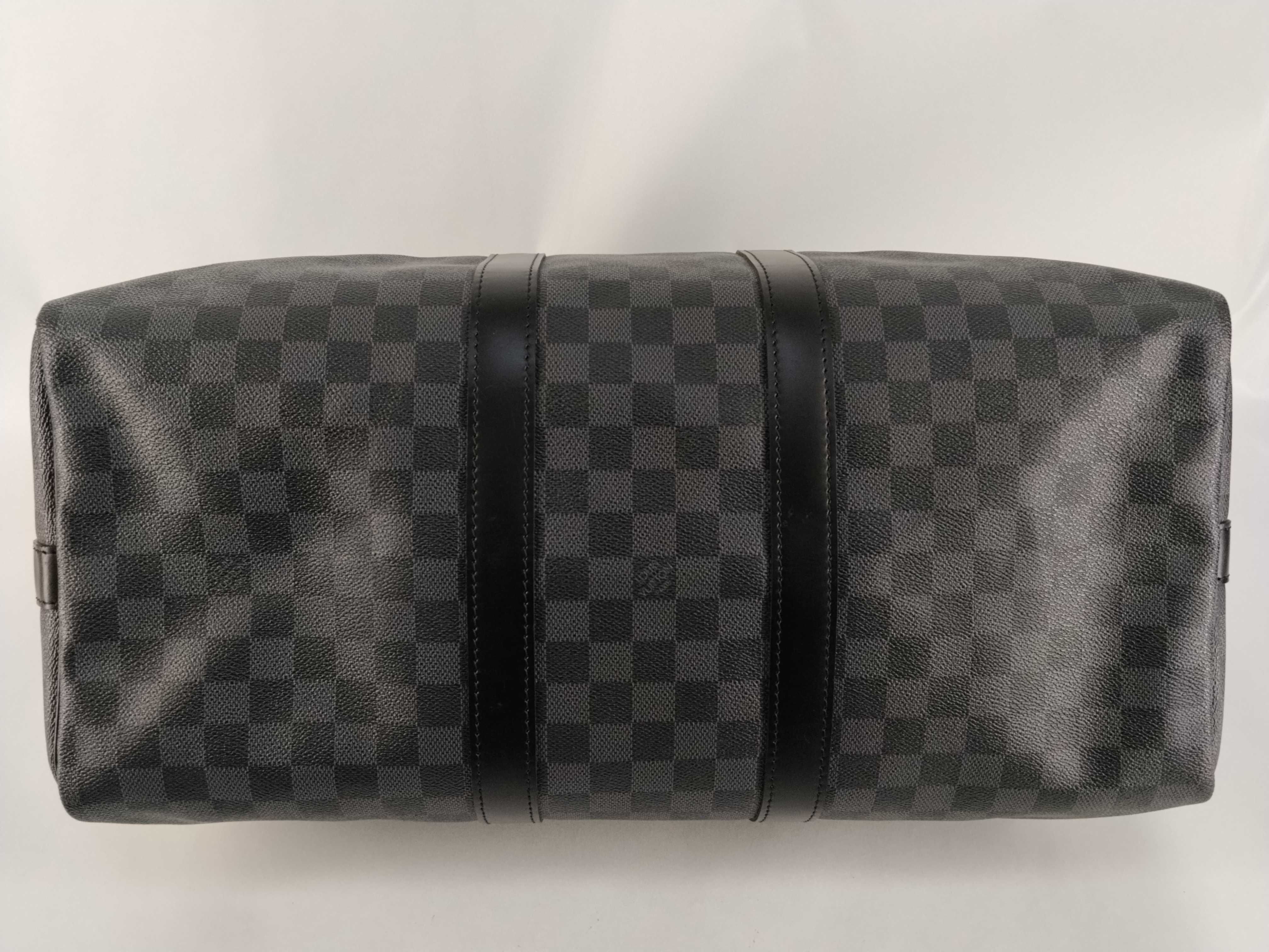 Damier Graphite Keepall Bandoulière 45 Black N41418 Boston Bag — view 8